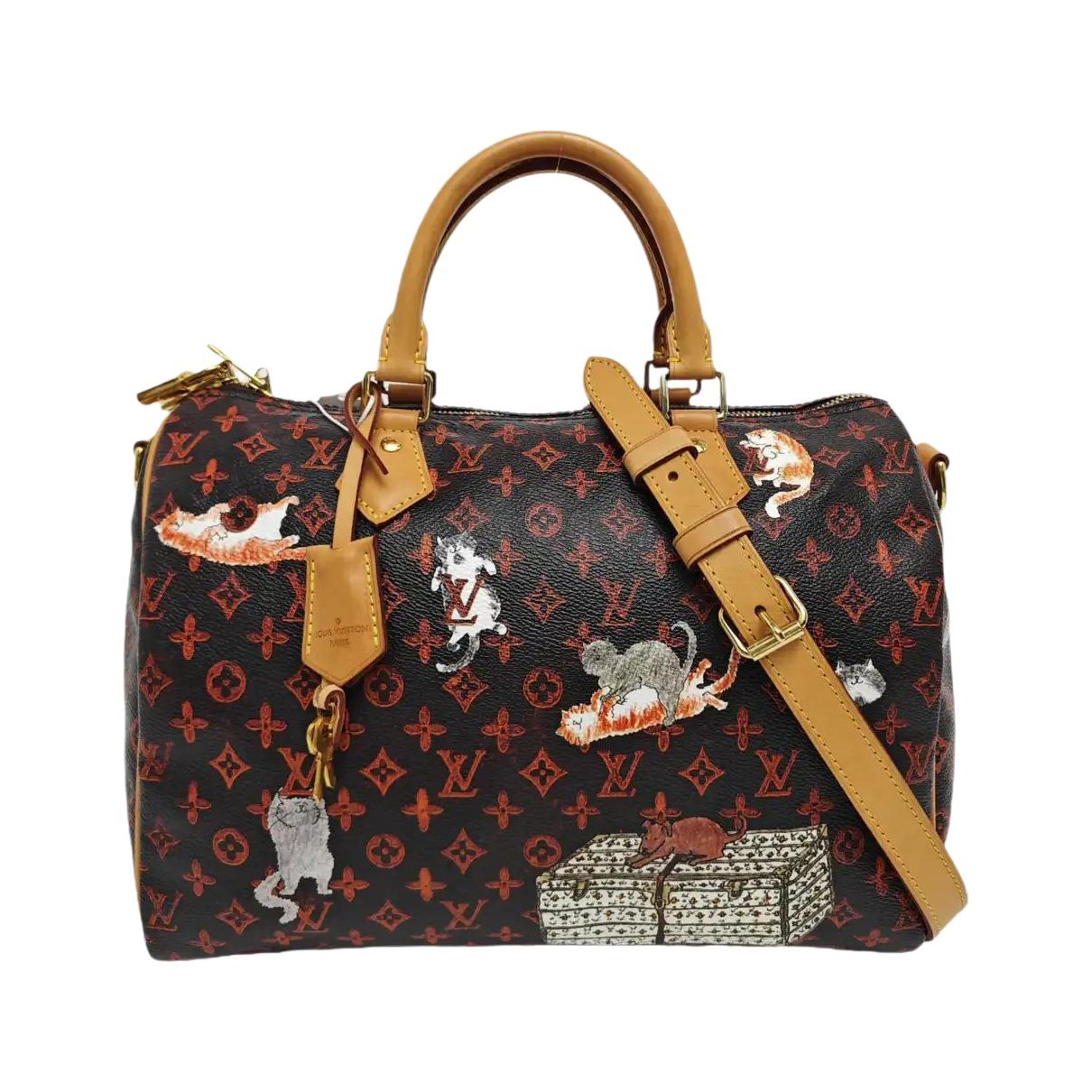 Louis Vuitton Nano Speedy / Mini HL leather handbag