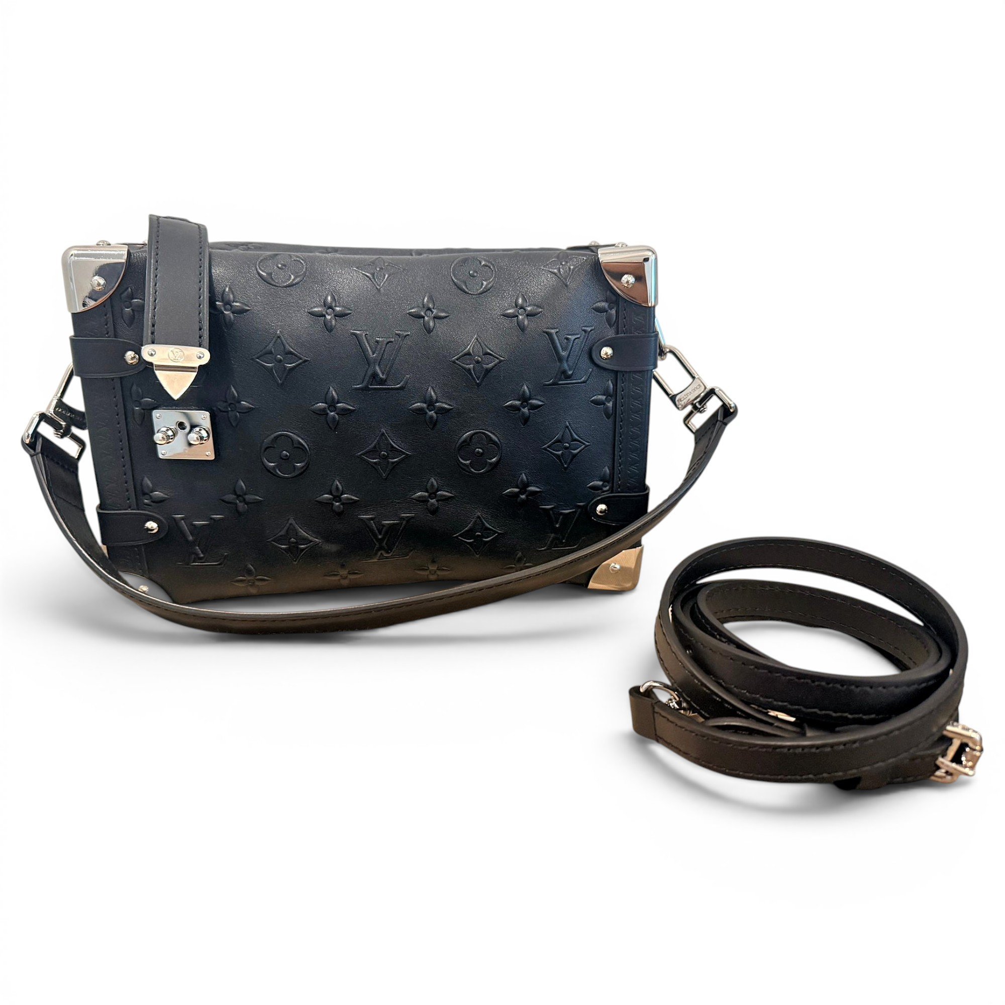 Side Trunk leather bag