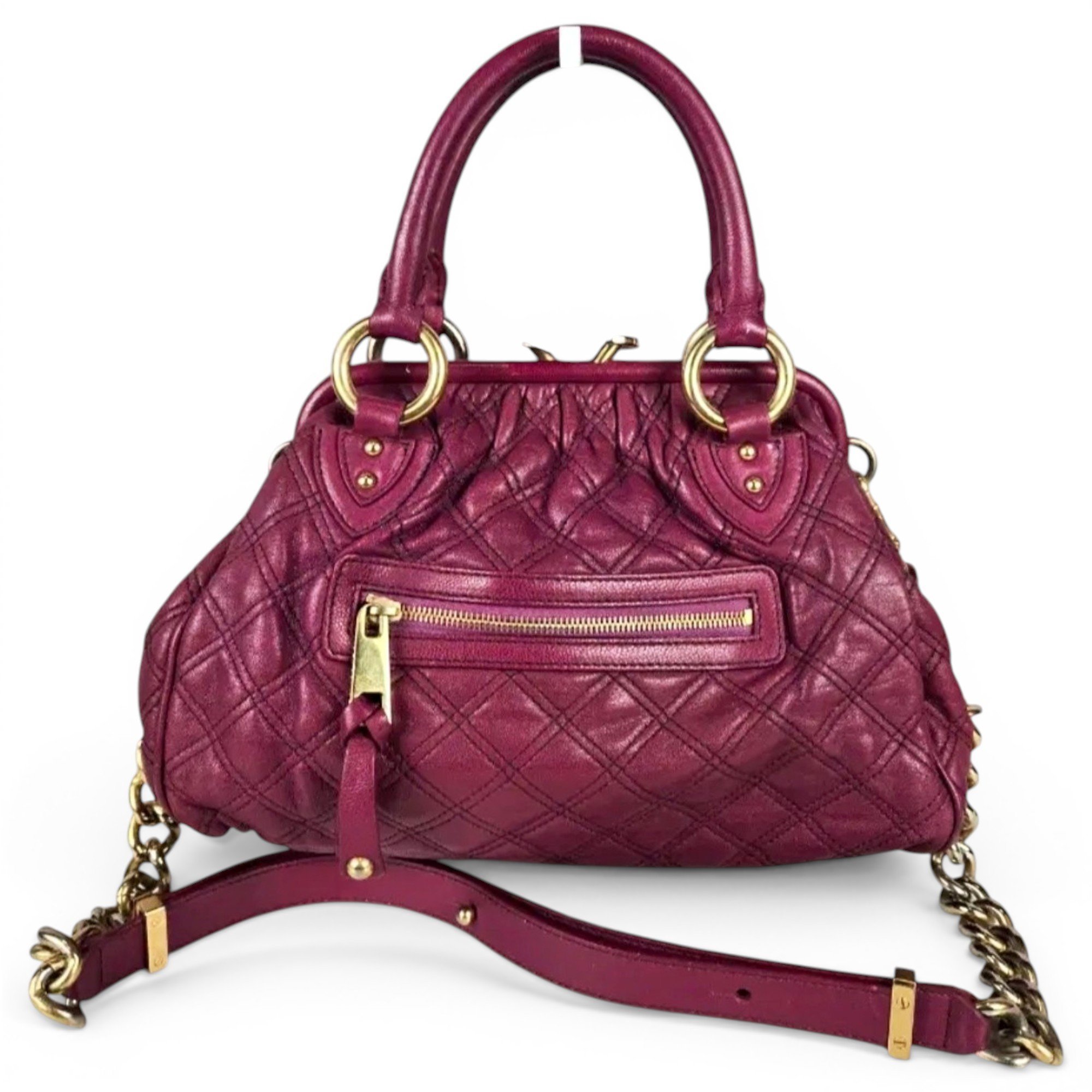 Stam leather handbag
