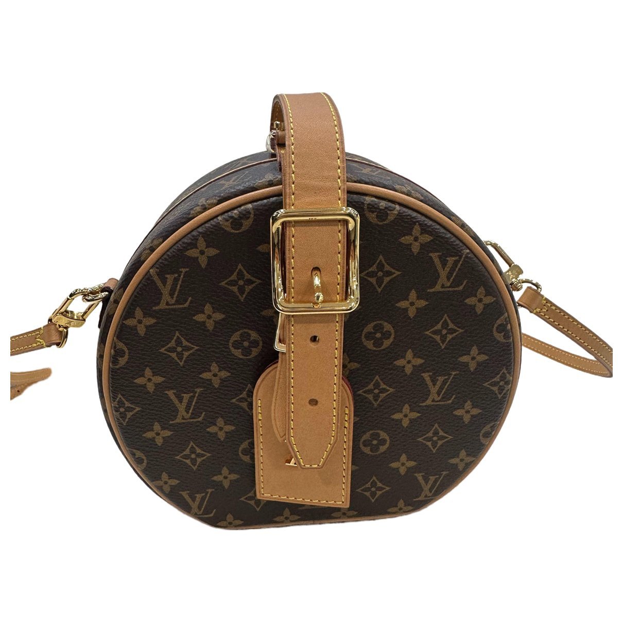 Boîte chapeau souple leather handbag