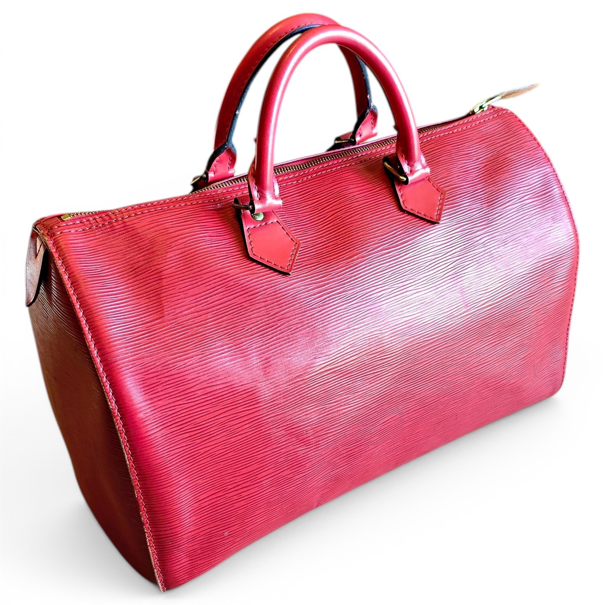 Speedy leather handbag