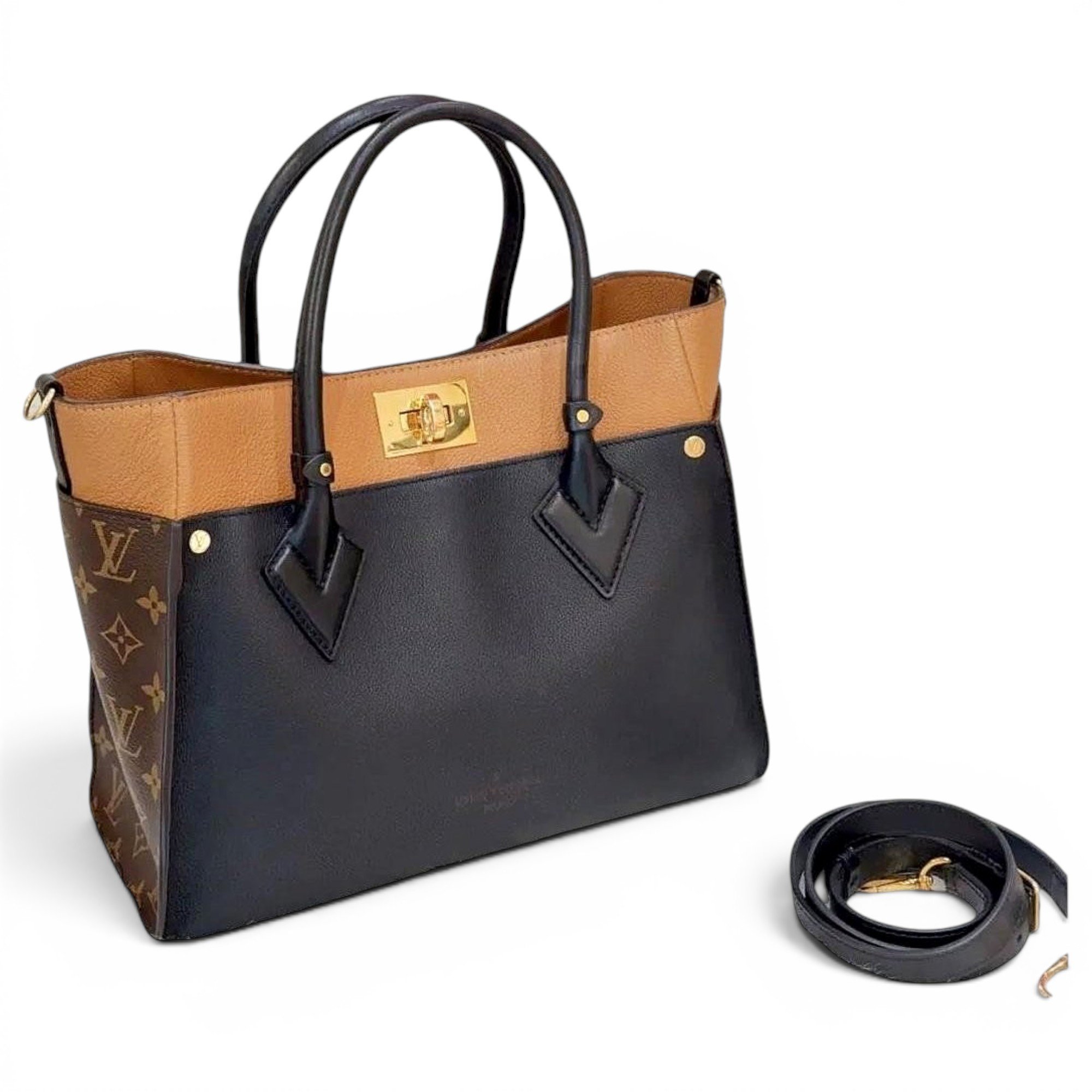 On My Side leather handbag
