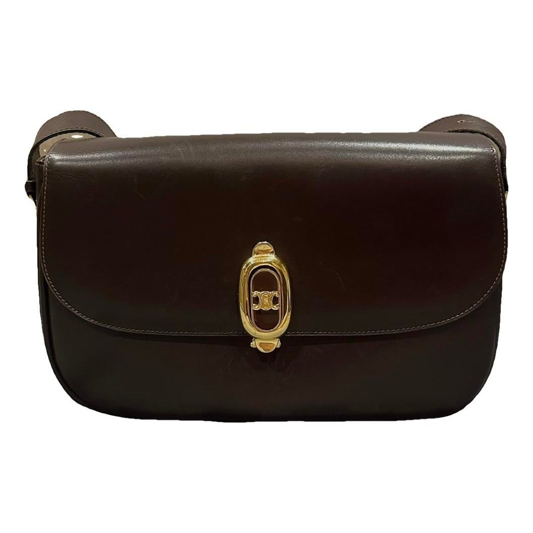 Triomphe leather handbag