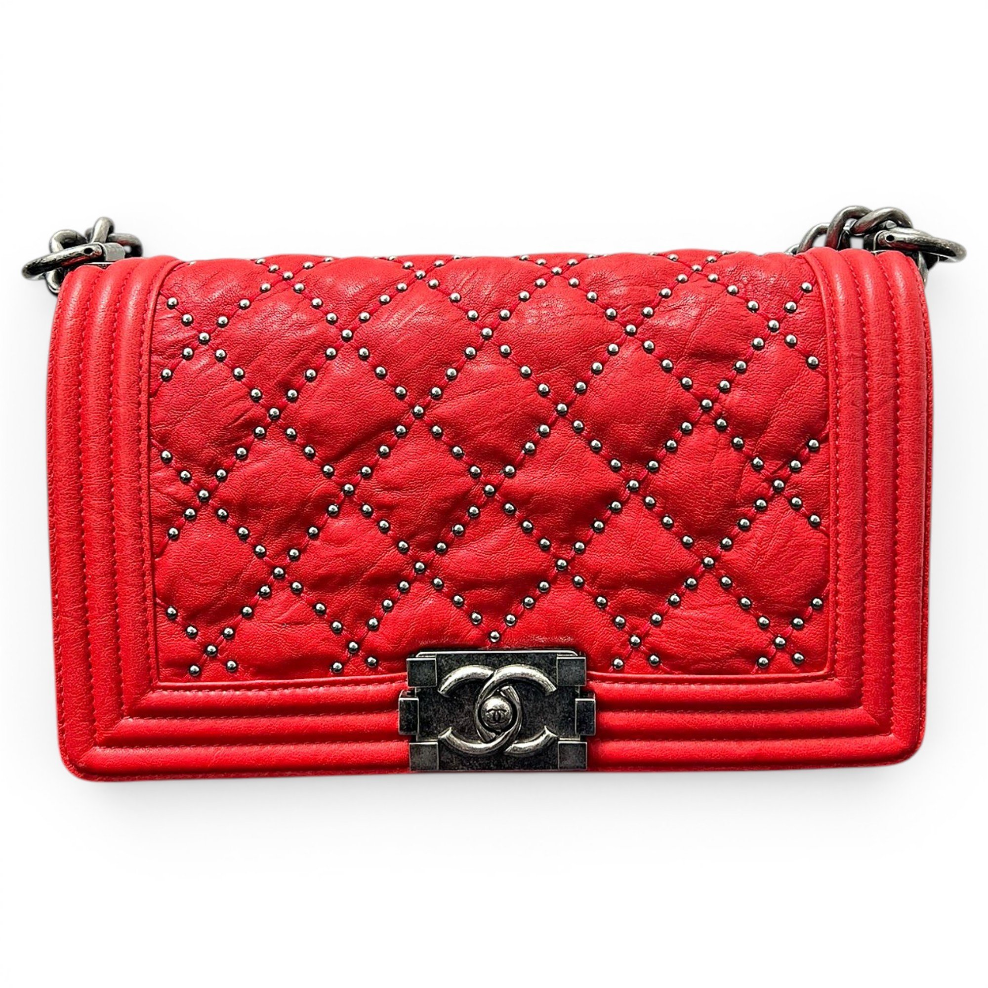 Boy leather crossbody bag