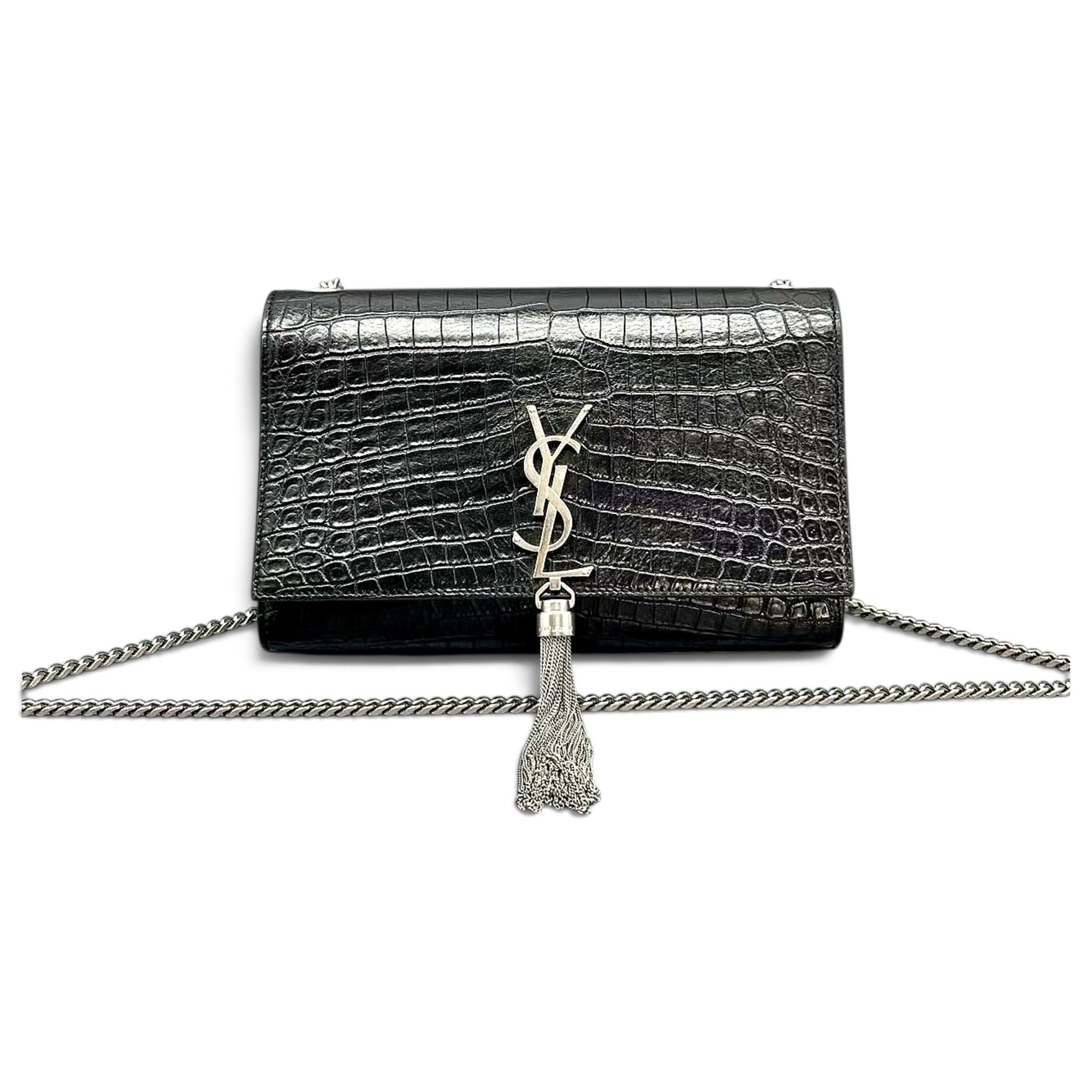 Pompom Kate leather handbag