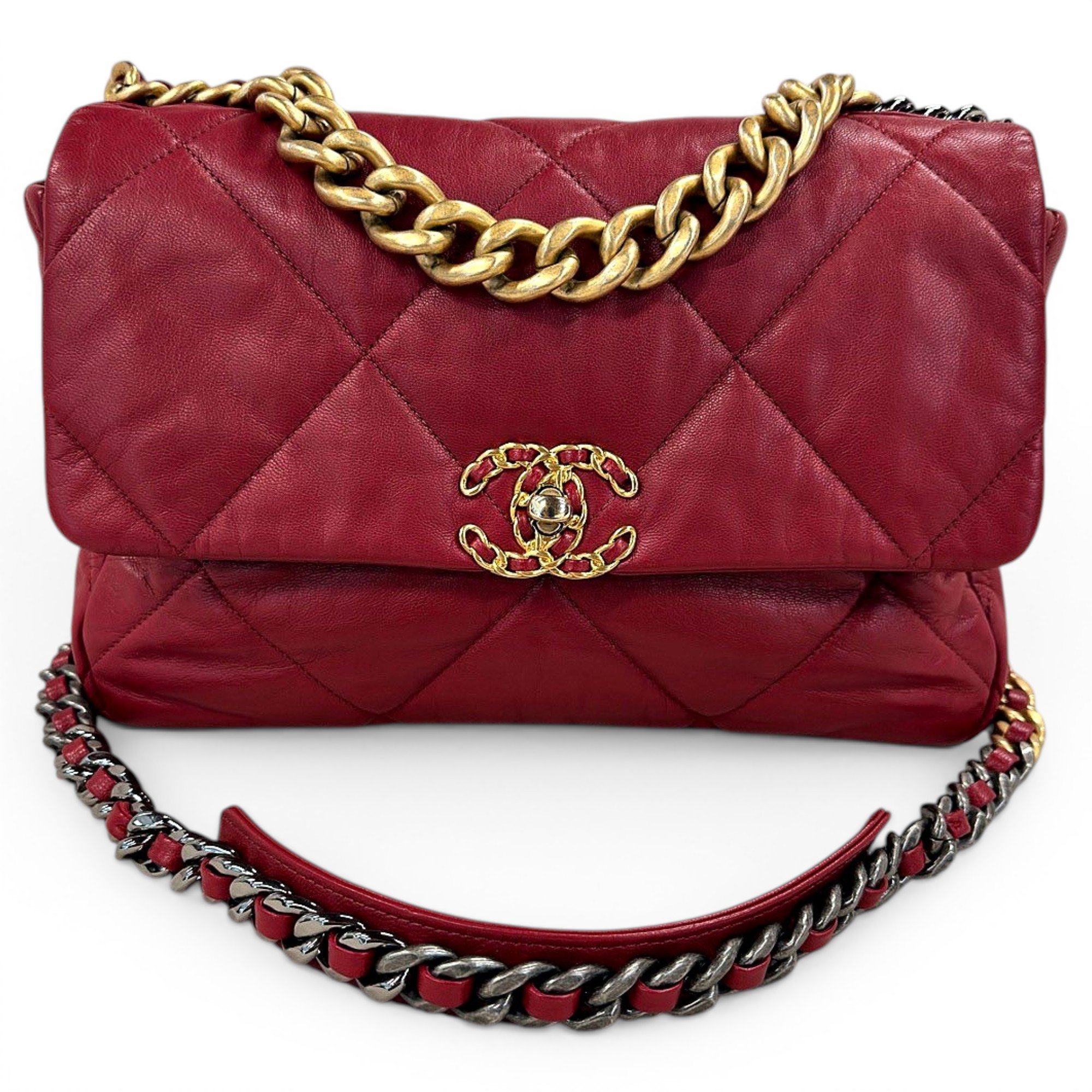Chanel 19 leather handbag