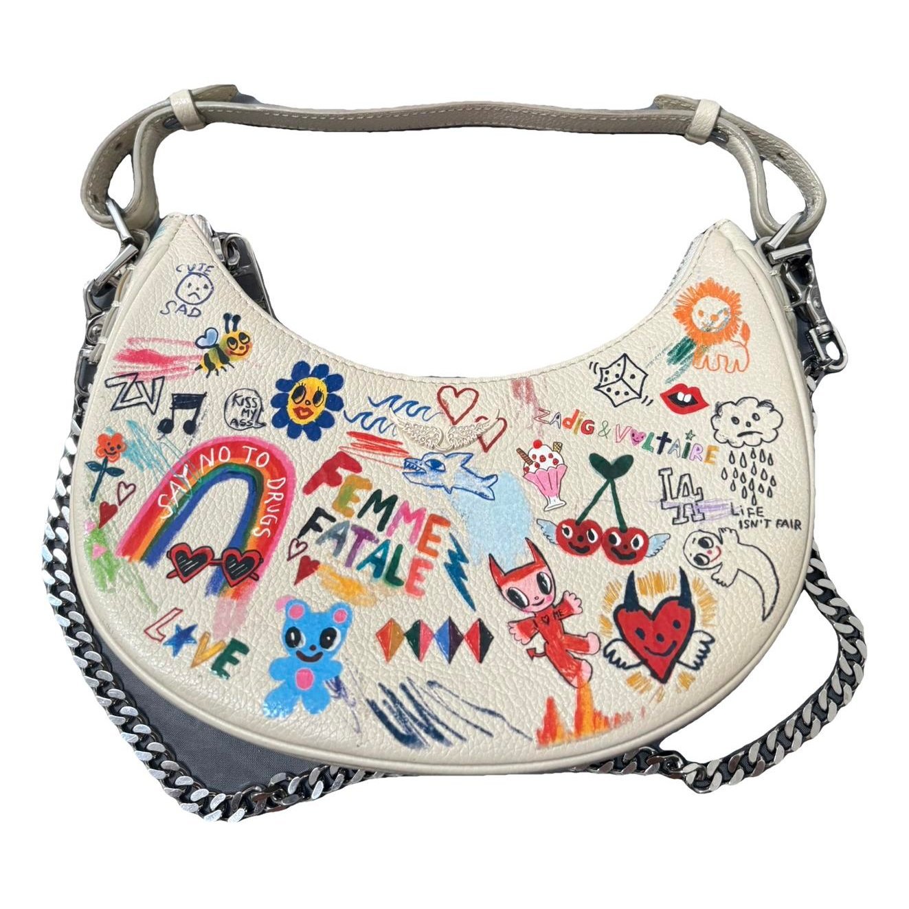 Leather handbag