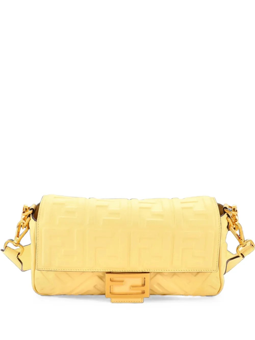 Baguette NM Bag Zucca Embossed Leather Medium crossbody bag