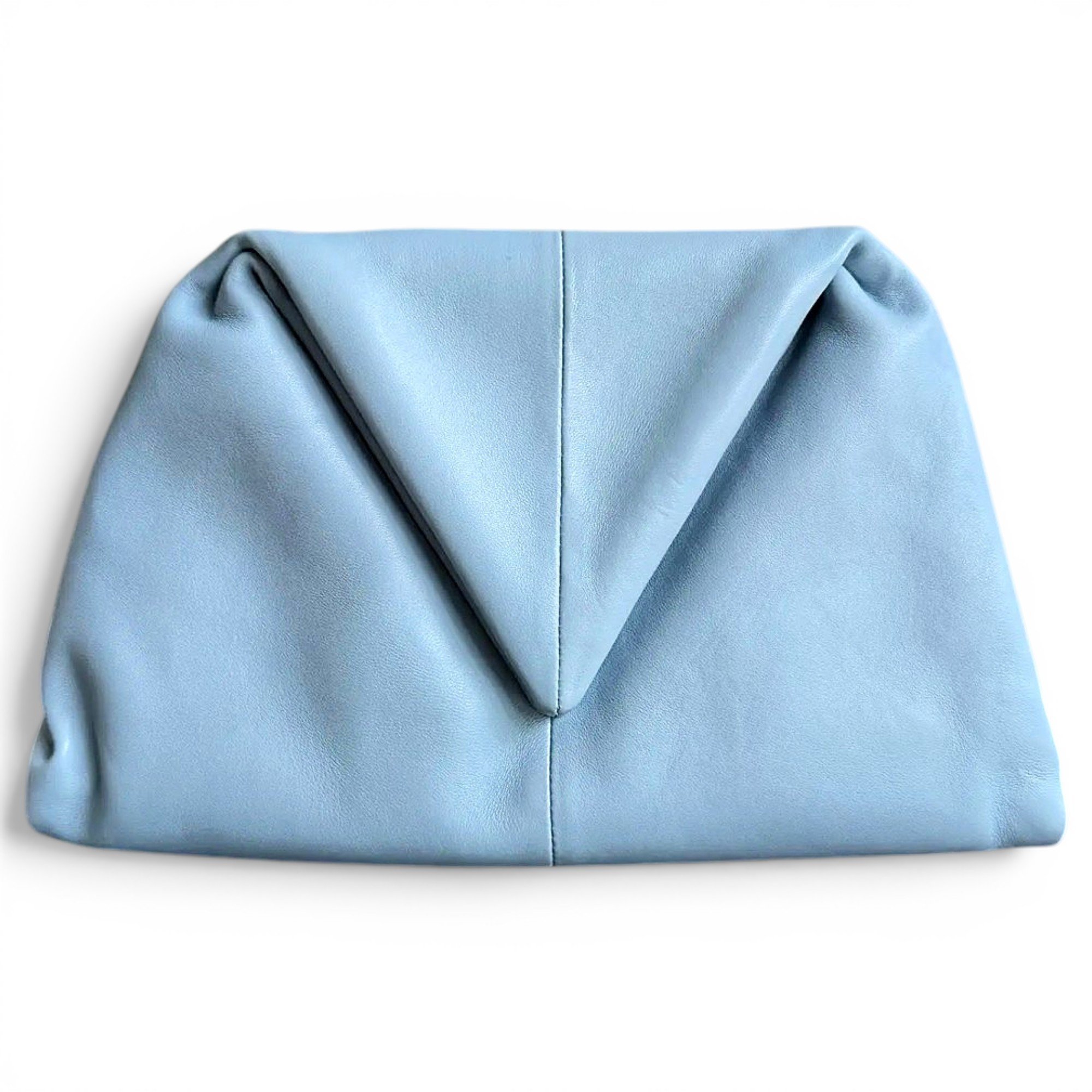 BV Trine leather clutch bag