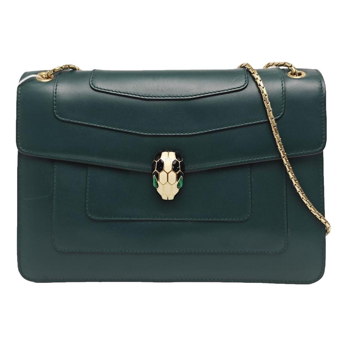 Serpenti leather handbag