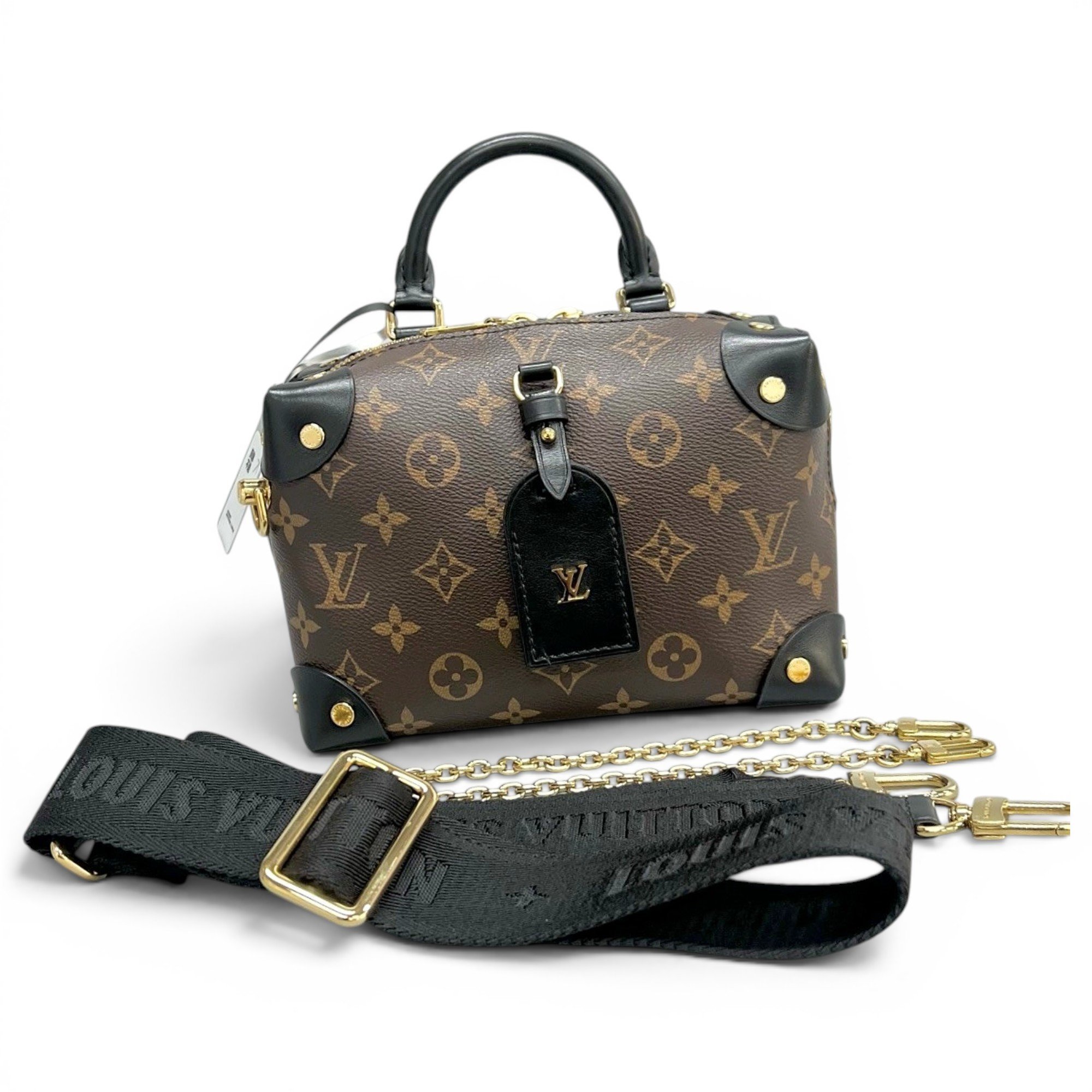 Petite Malle Souple leather handbag