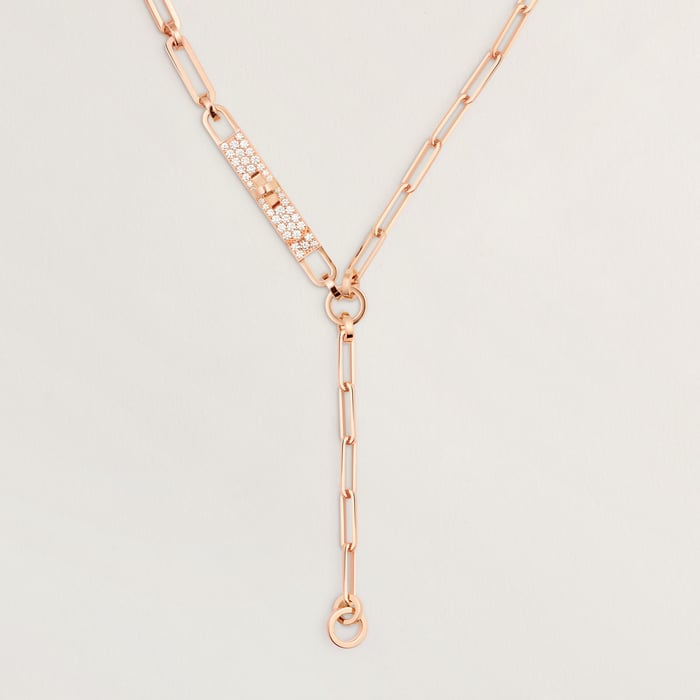 Sans Coloris Kelly Chaine Lariat Necklace, Small Model