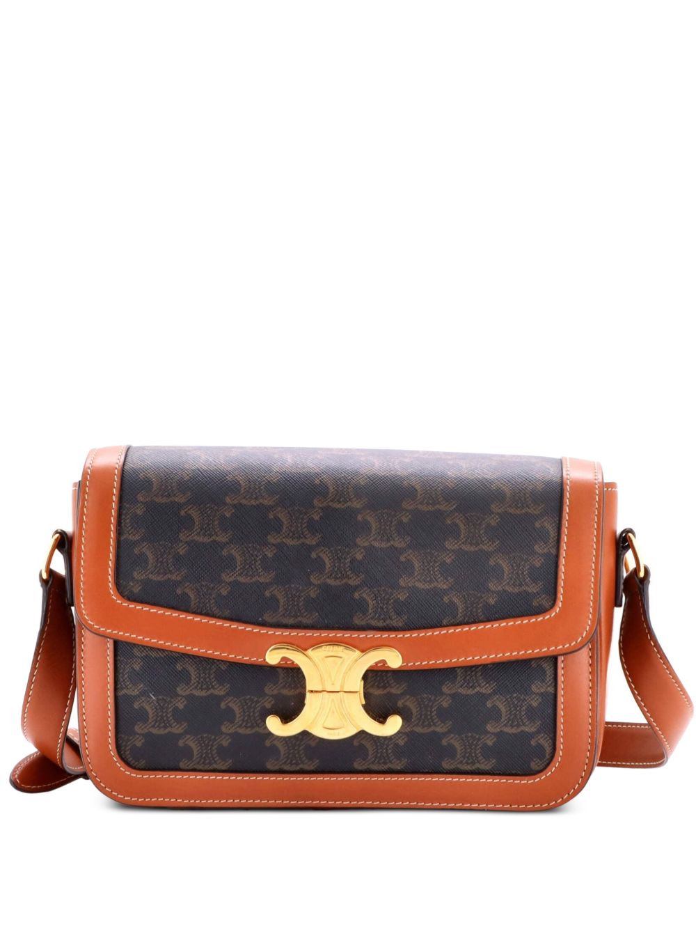 Triomphe Triomphe Coated Canvas Medium shoulder bag