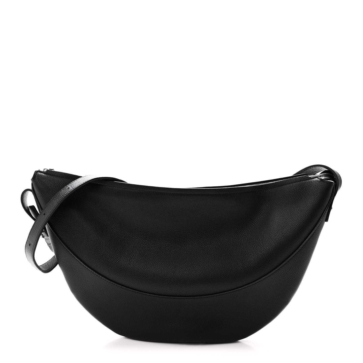 The Row Grained Calfskin Jouve Bag Black