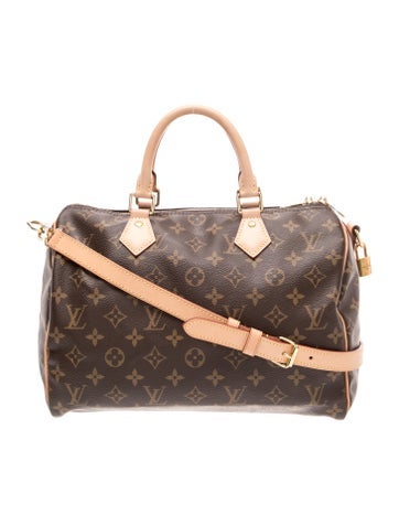 LV Monogram Speedy Bandouliere 30