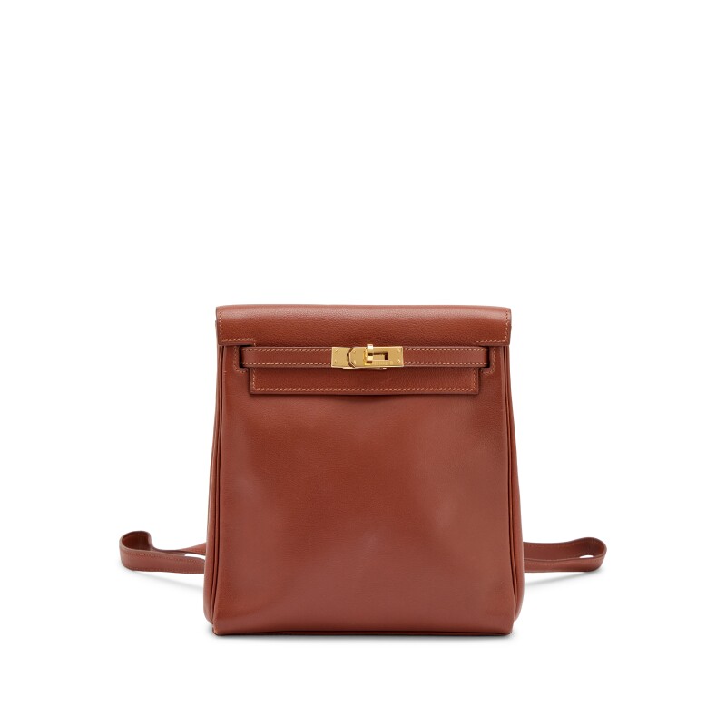 Hermes Vintage Noisette Gulliver Kelly Ado 20 Gold Hardware, 2000