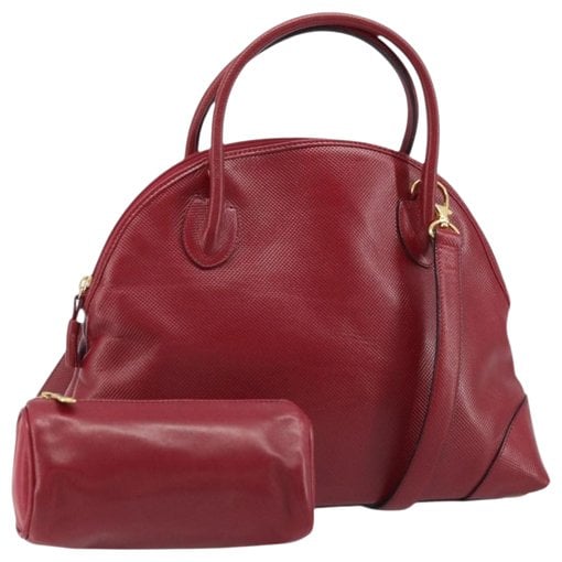 Leather handbag