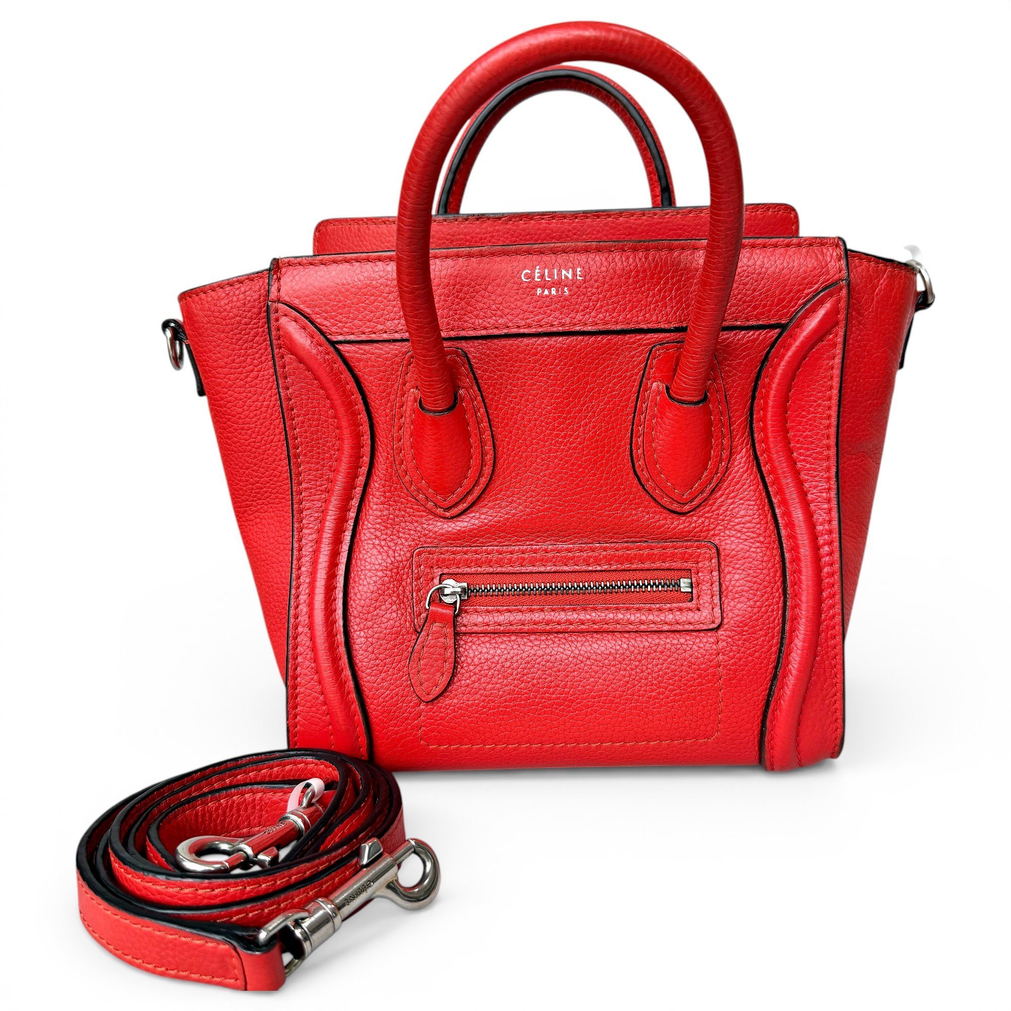 Nano Luggage leather handbag