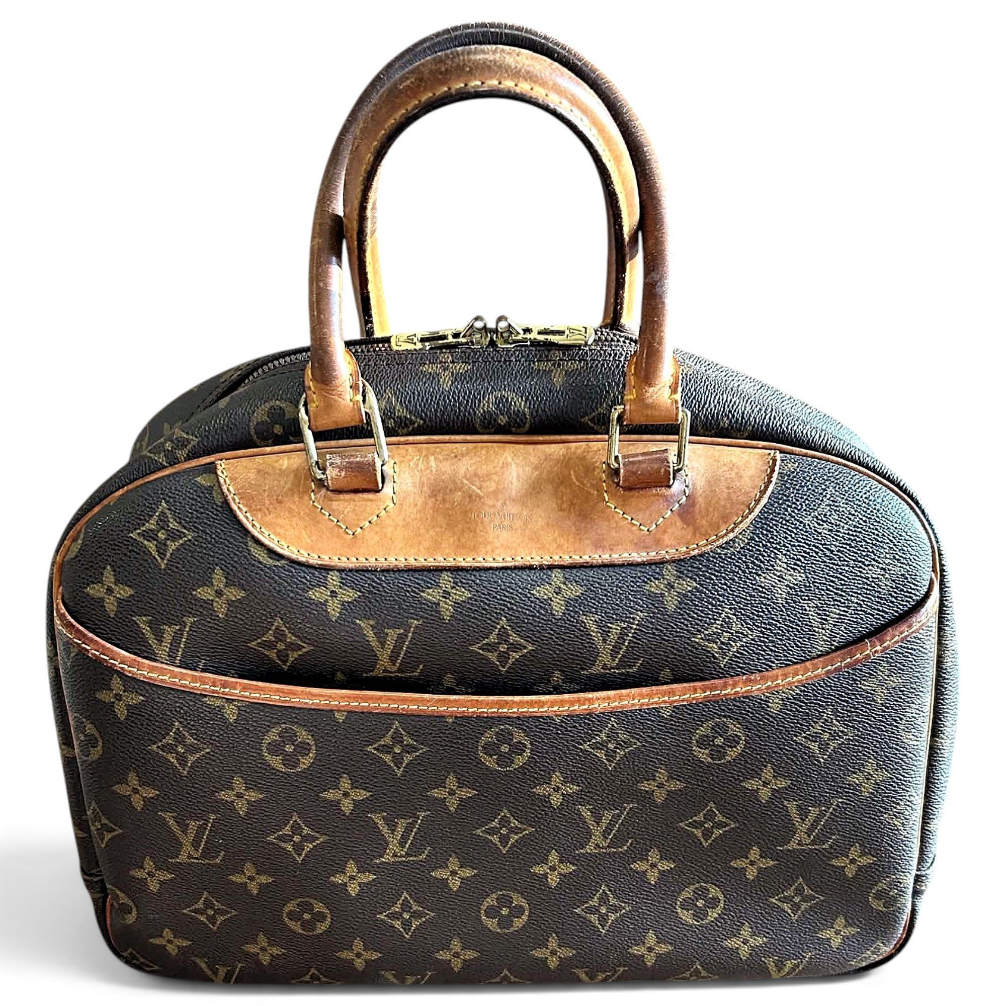 Deauville leather handbag