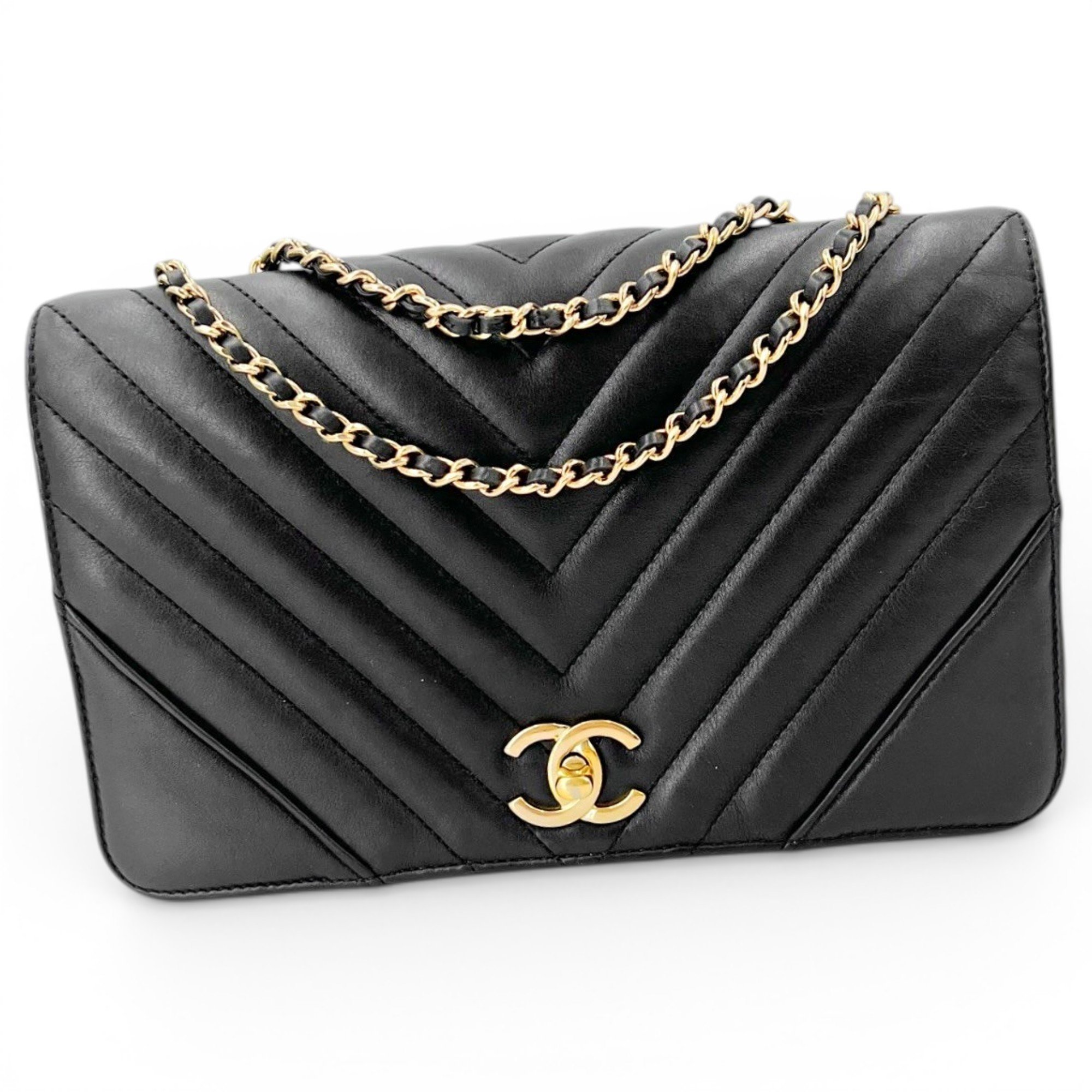 Leather handbag