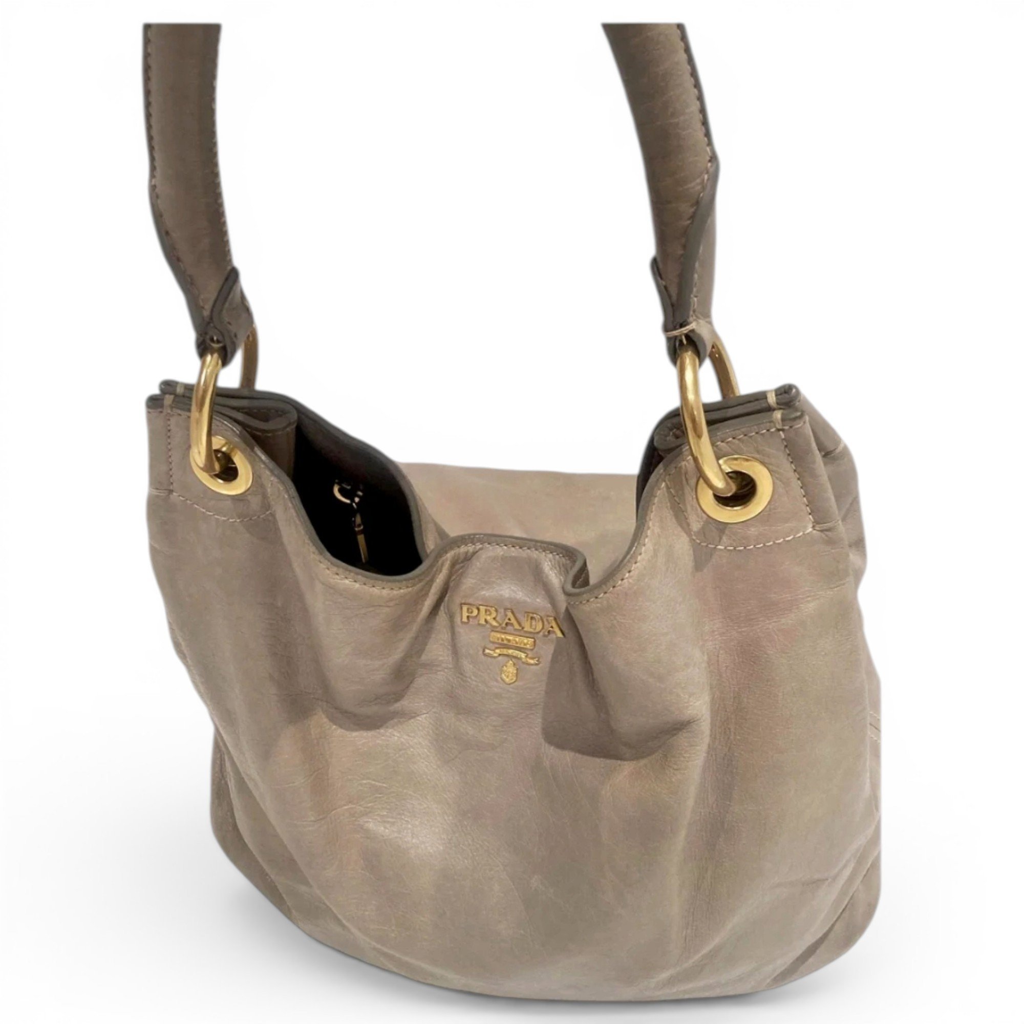 Leather handbag