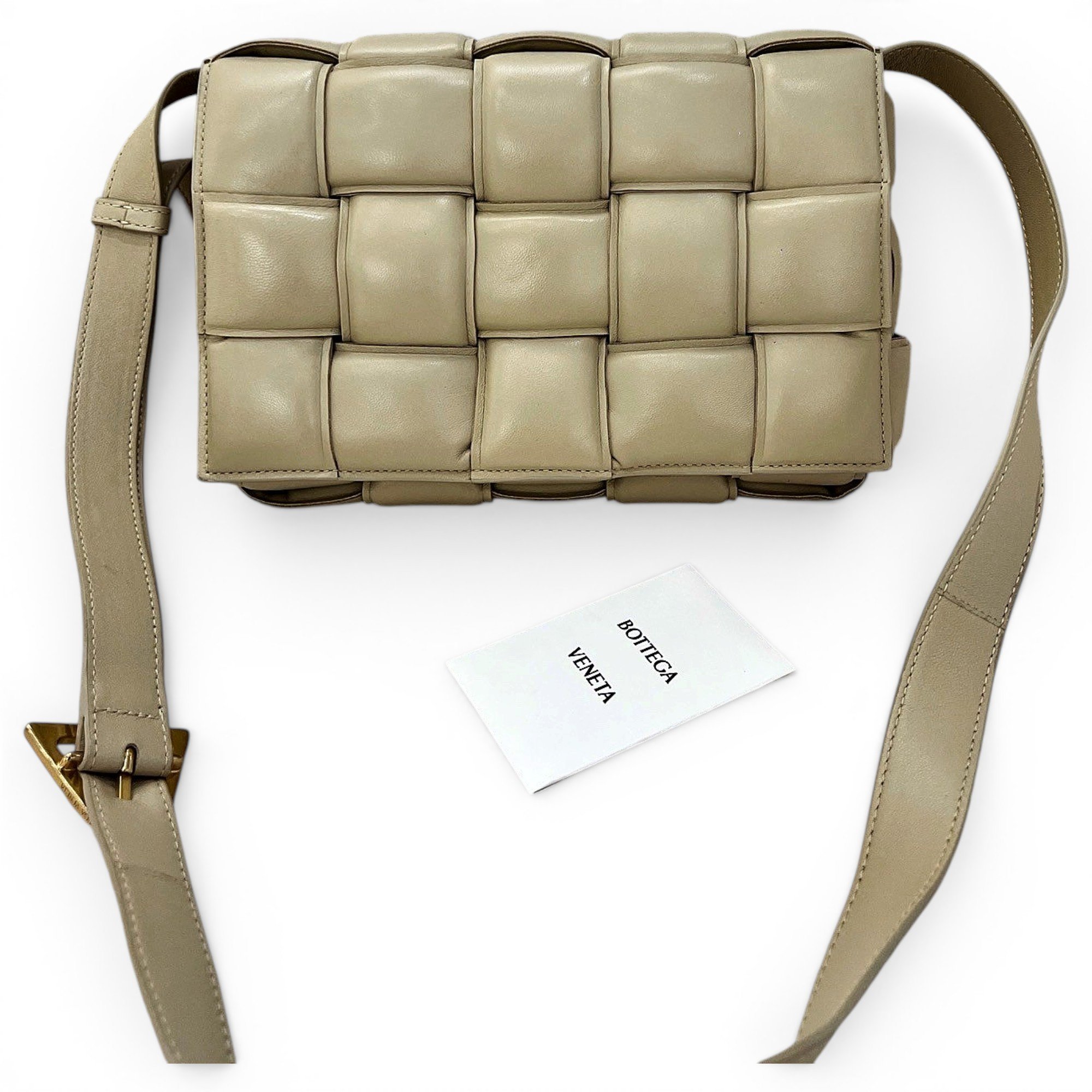 Cassette Padded leather handbag