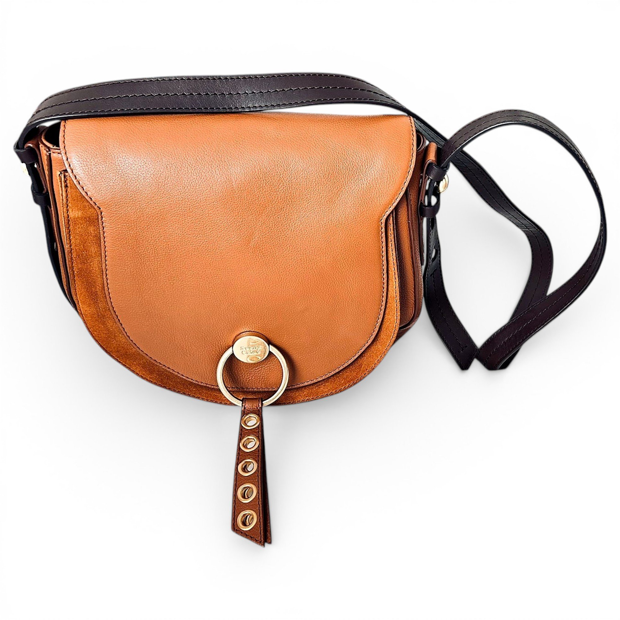 Leather crossbody bag