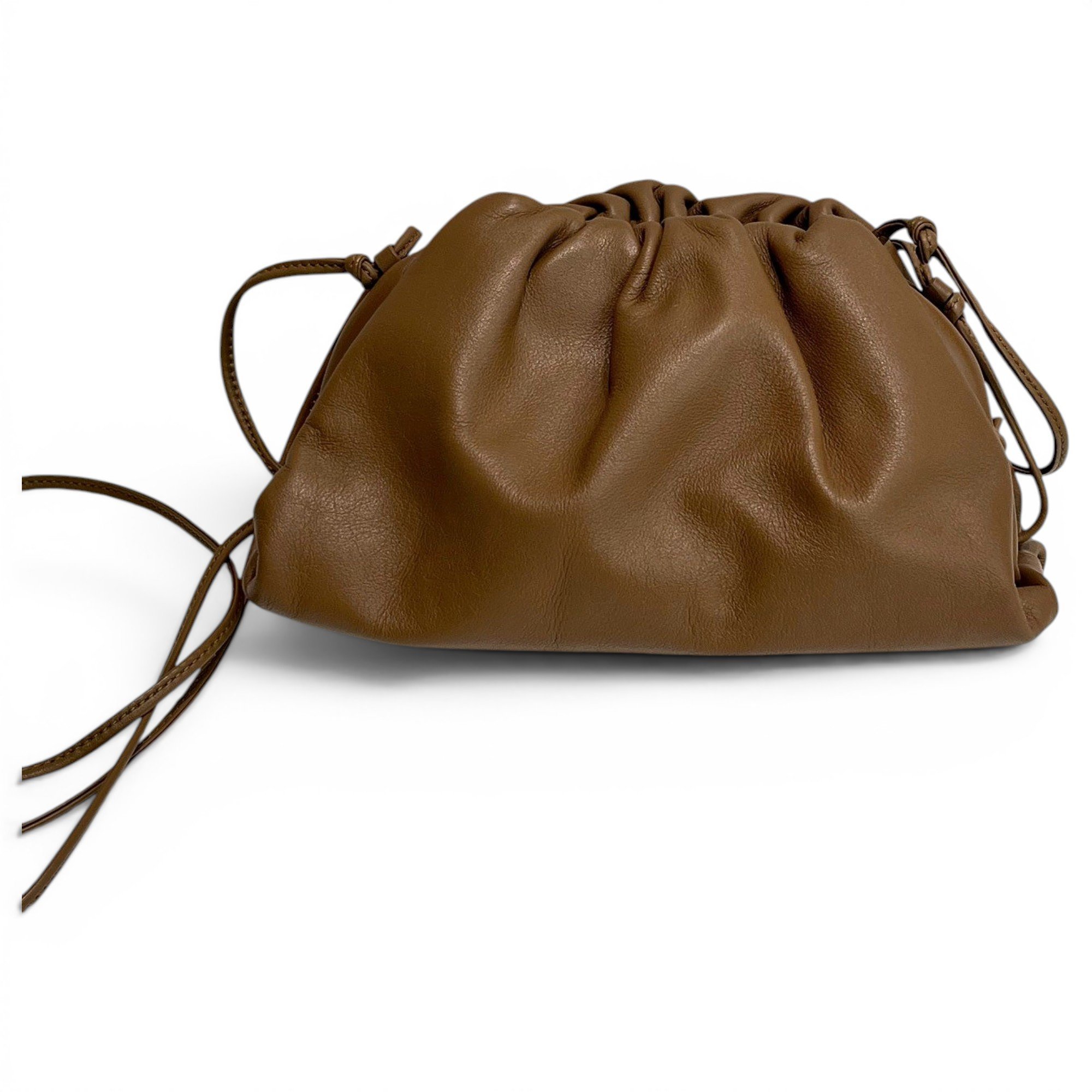 Pouch leather handbag