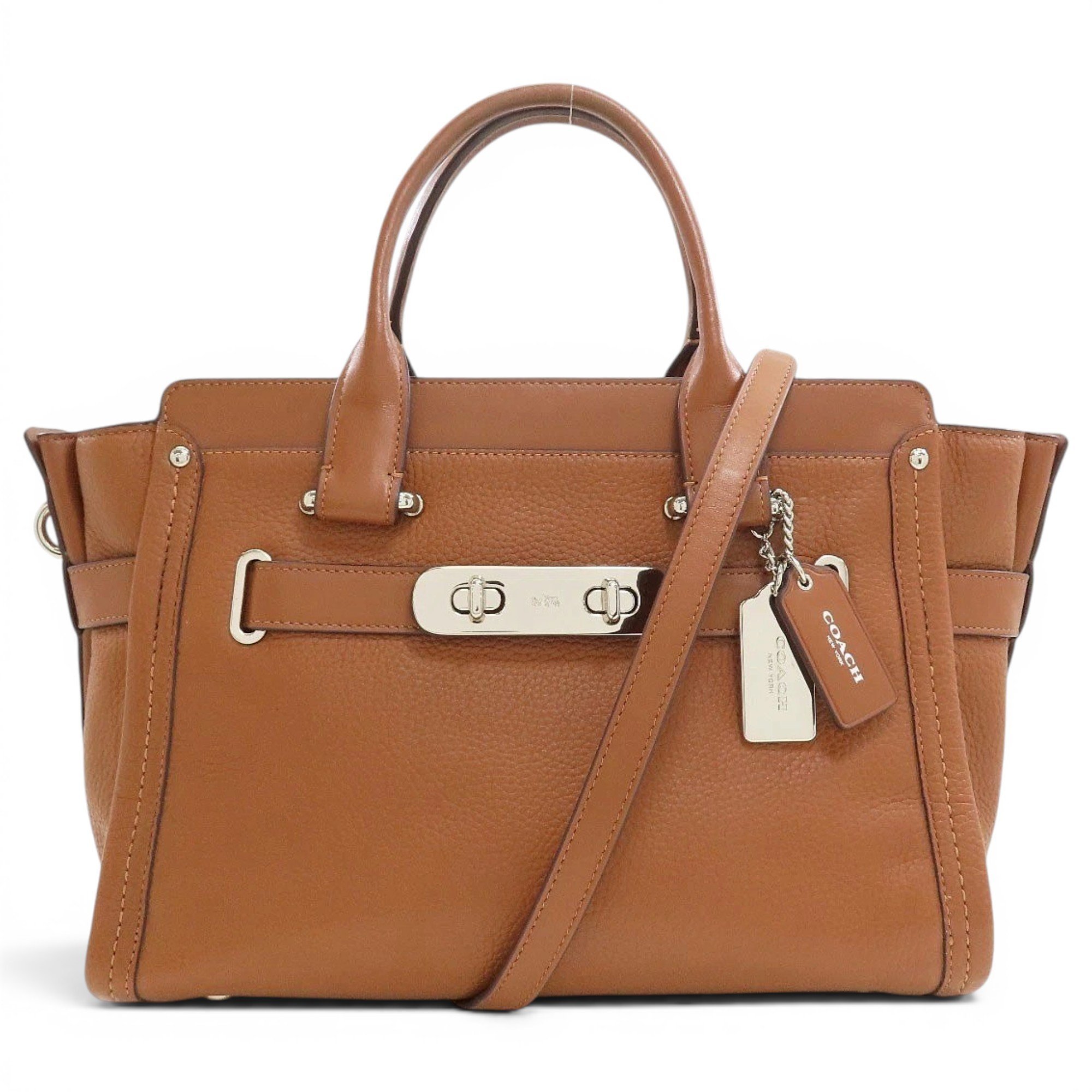 Leather handbag