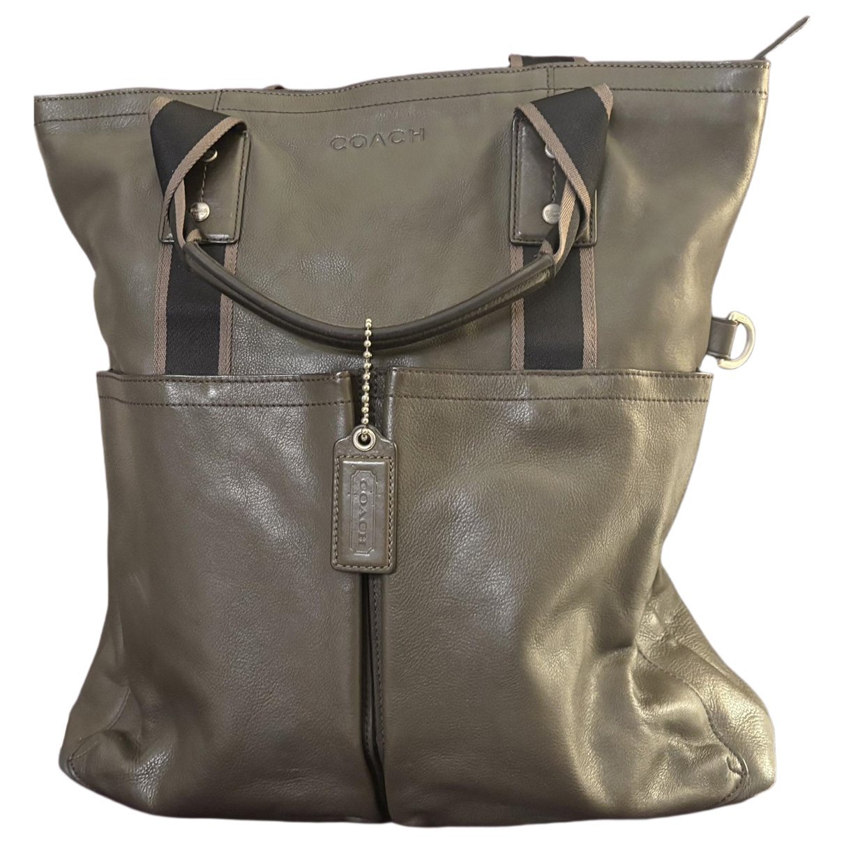 Leather tote