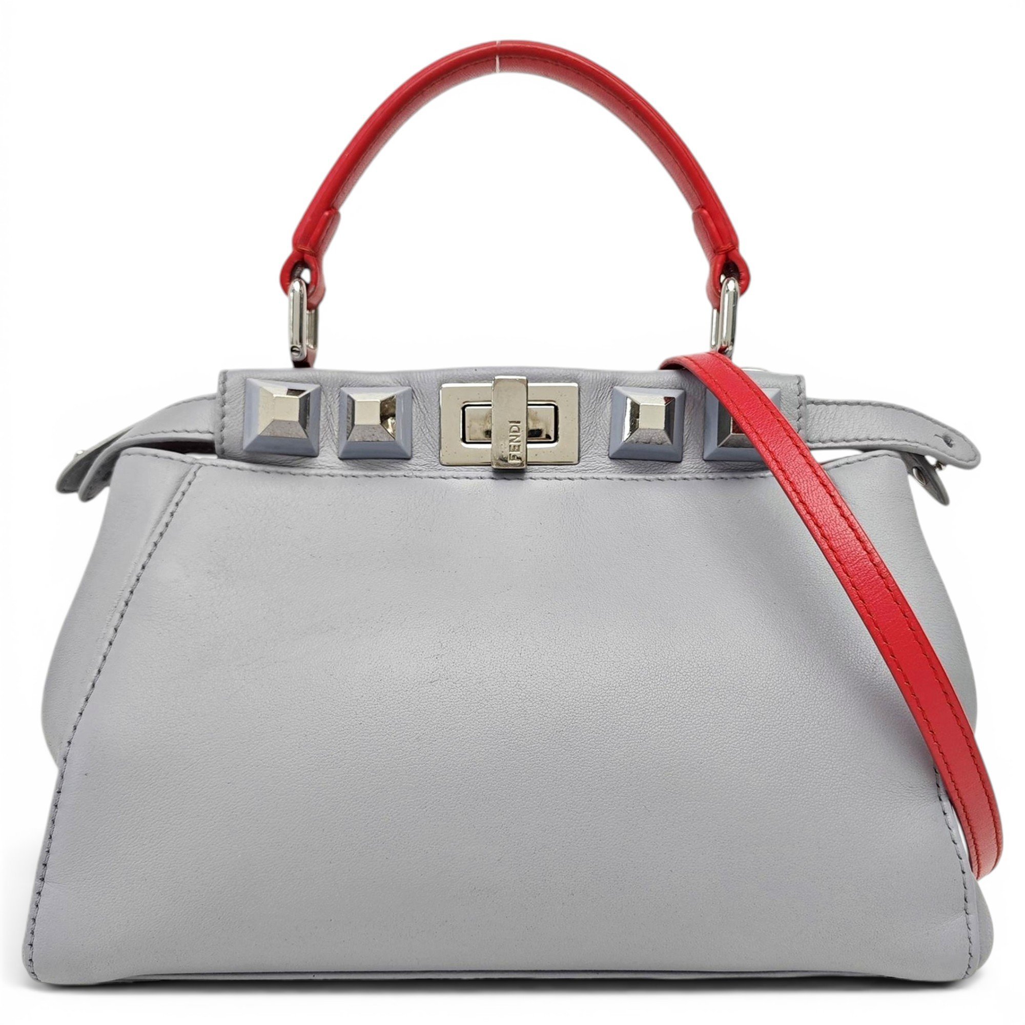 Peekaboo leather crossbody bag