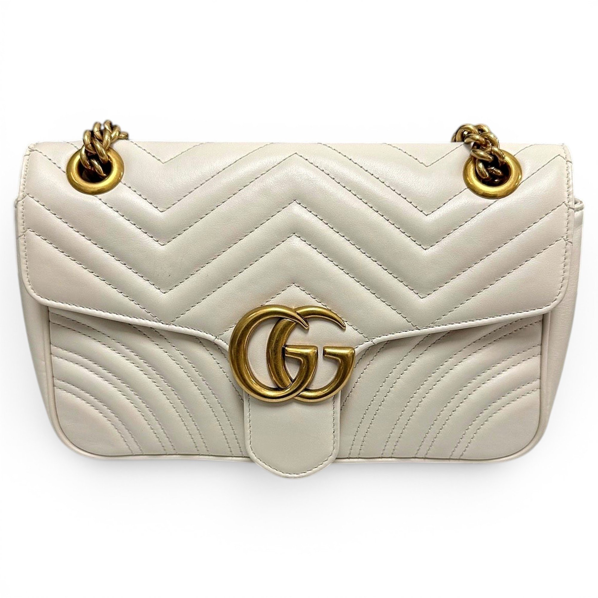 GG Marmont Flap leather handbag