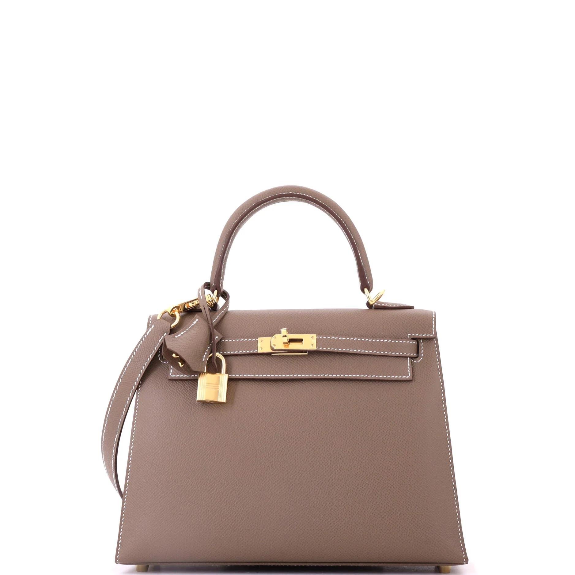 Kelly 25 leather handbag