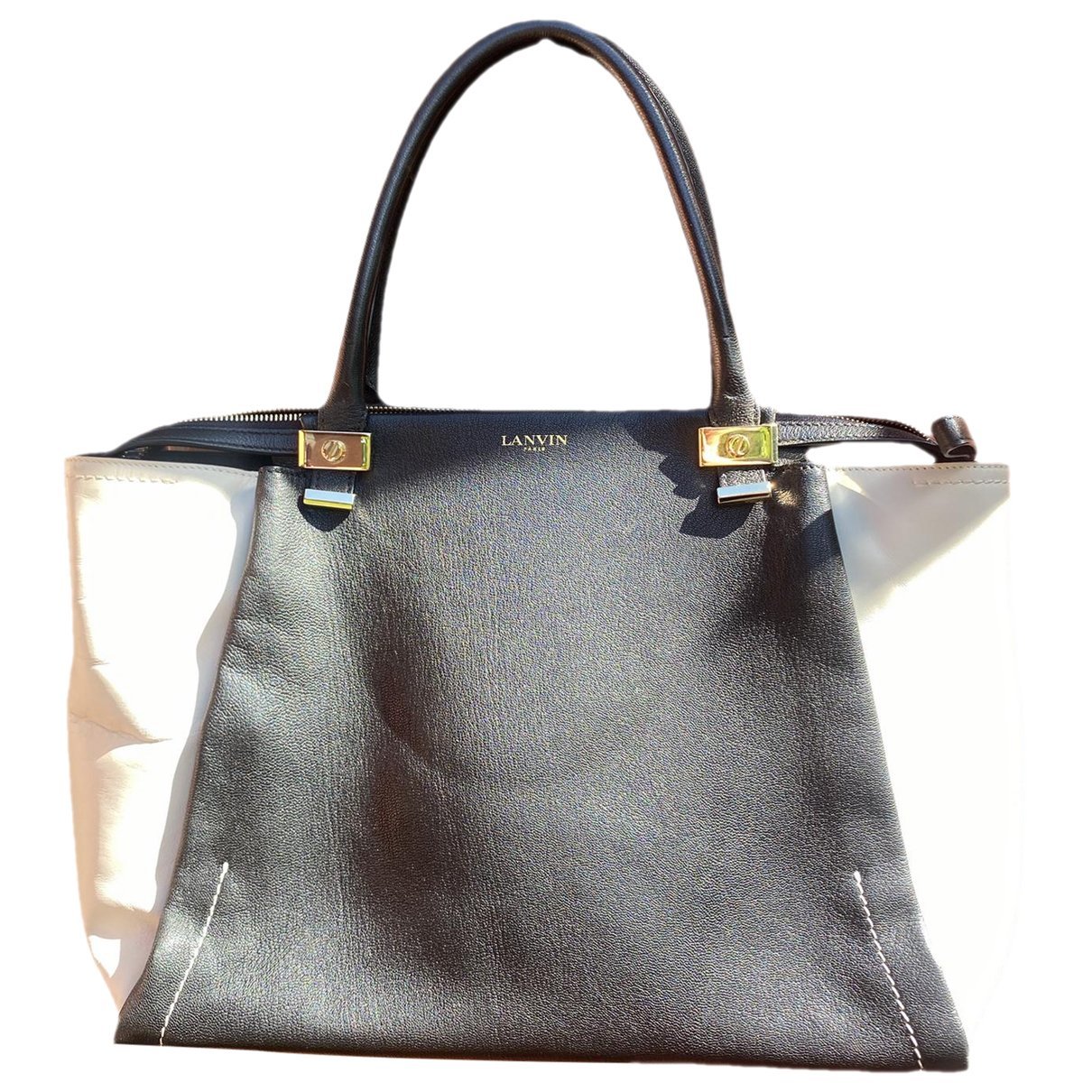Leather tote