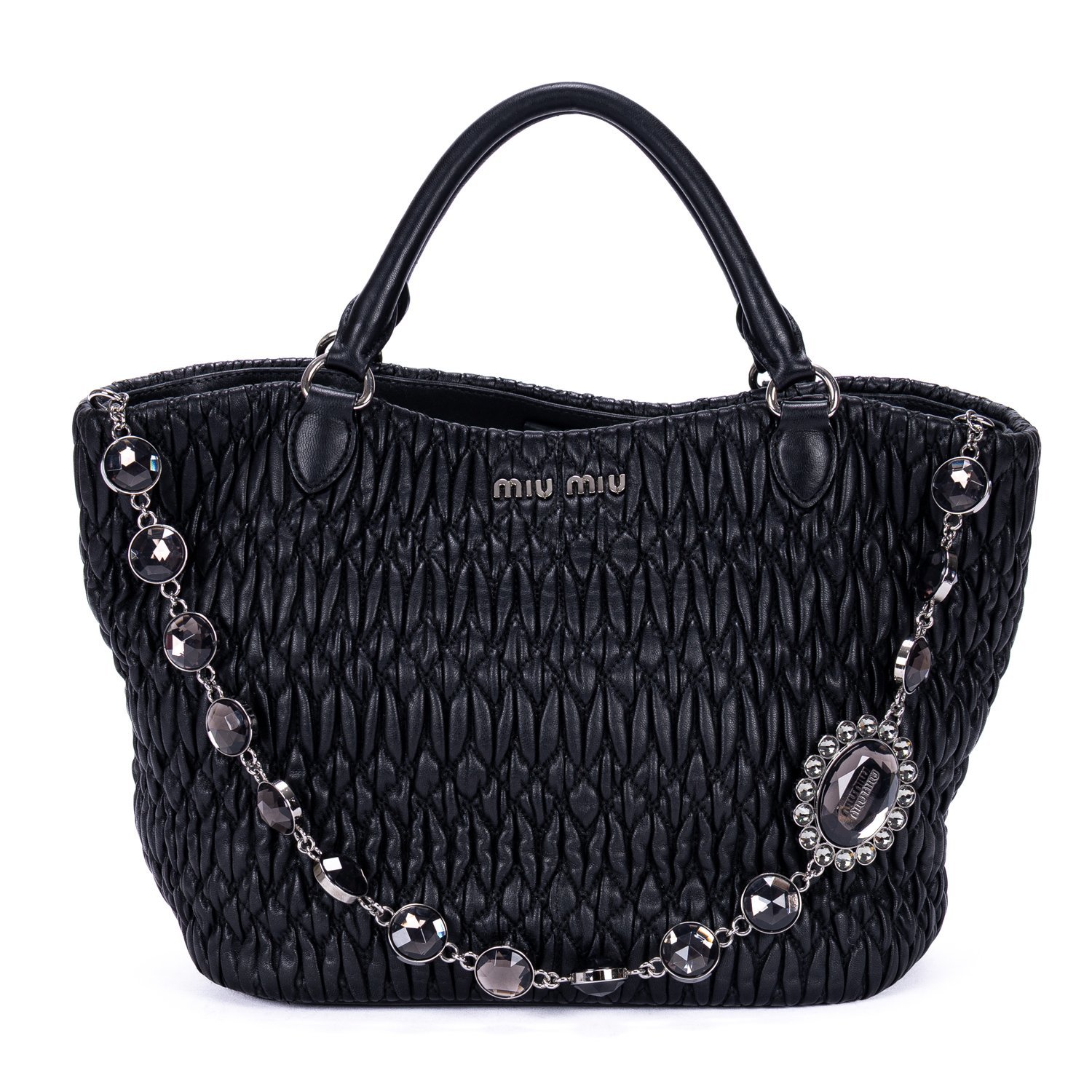 Miu Miu Matelassé leather handbag