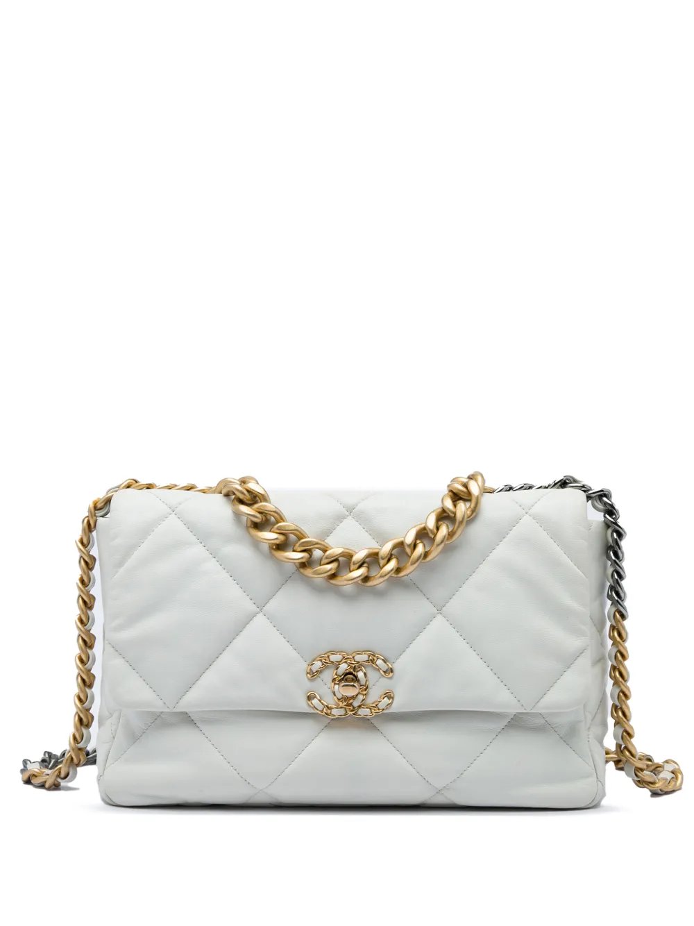 2020 Large Lambskin 19 Flap satchel