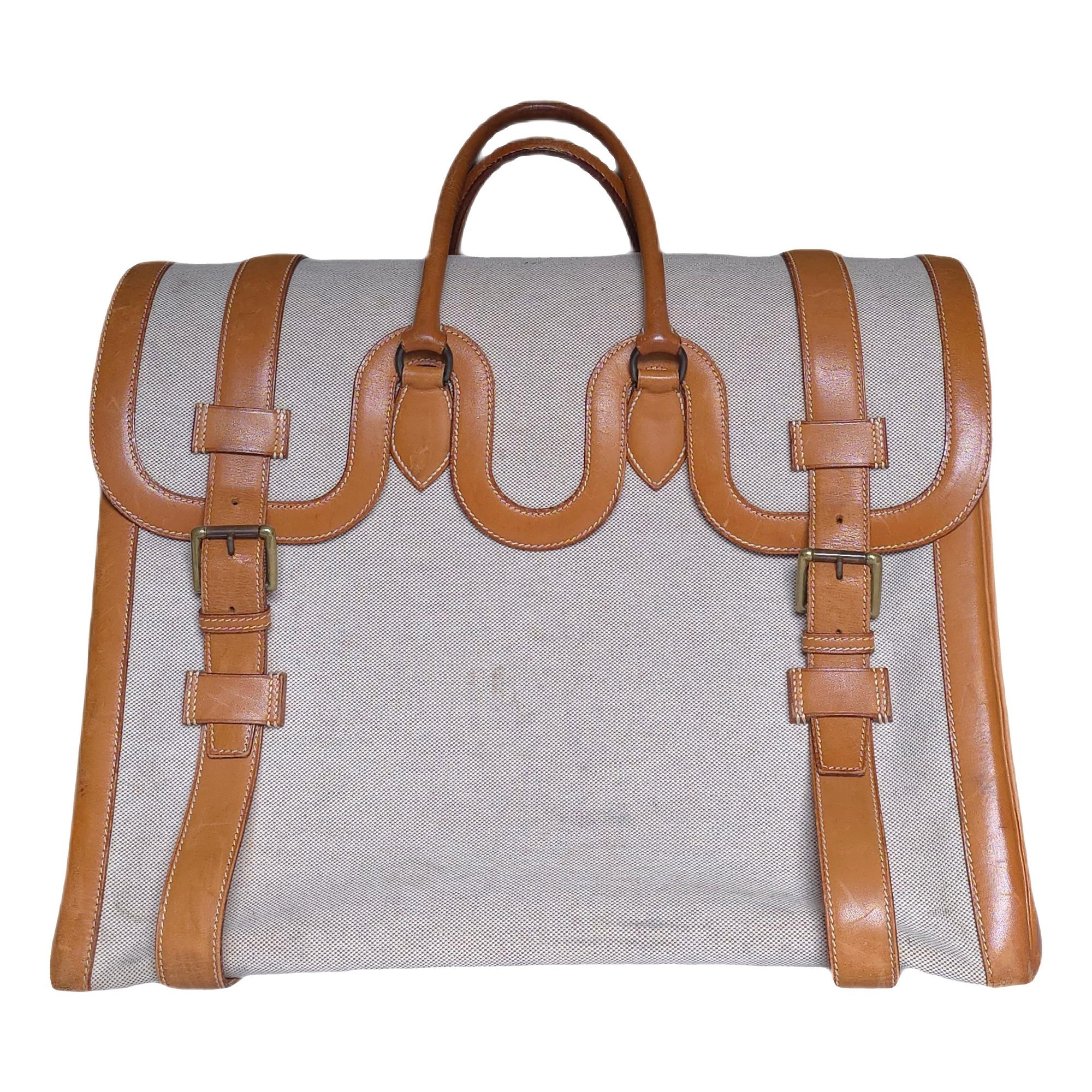Hermes Leather travel bag