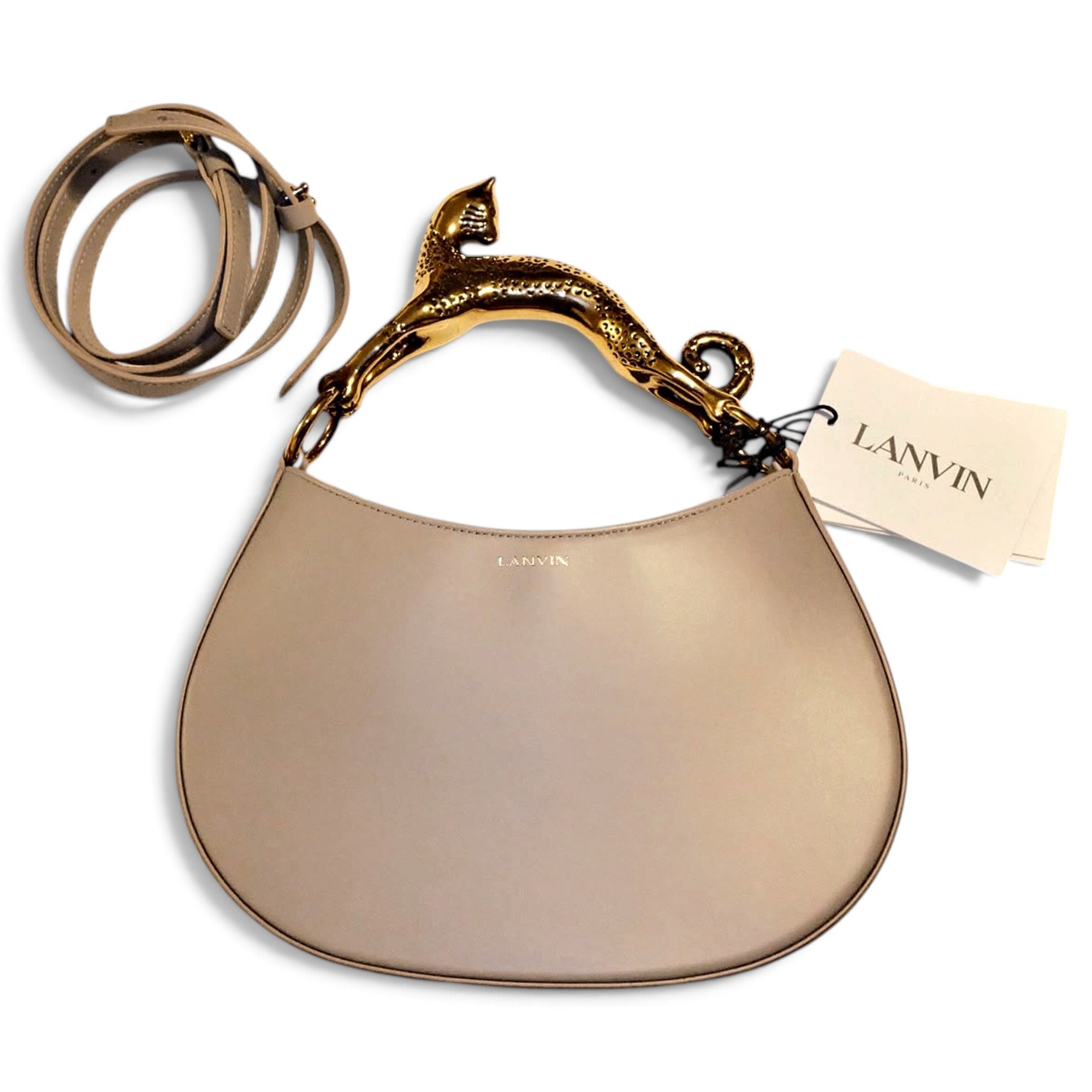 Pencil Chat leather handbag