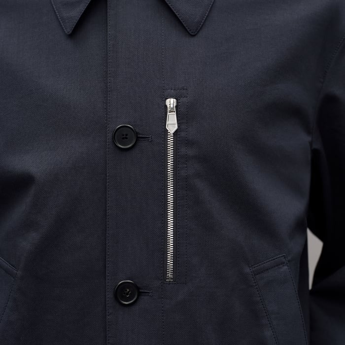 Marine "Neo Pique" Straight Cut Jacket