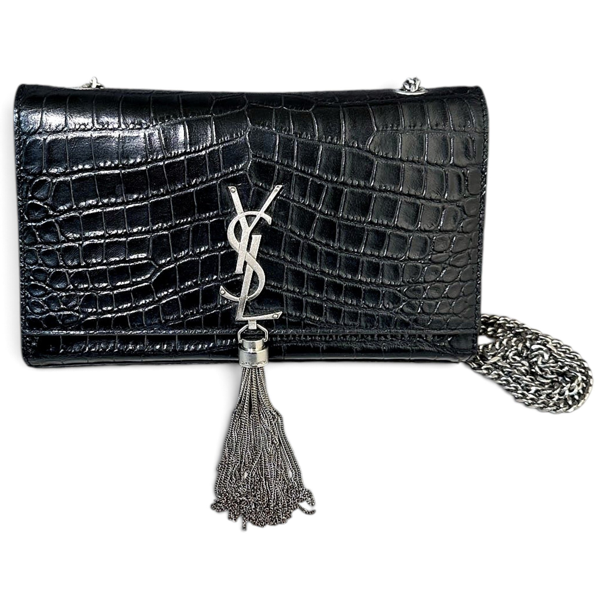 Pompom Kate leather handbag