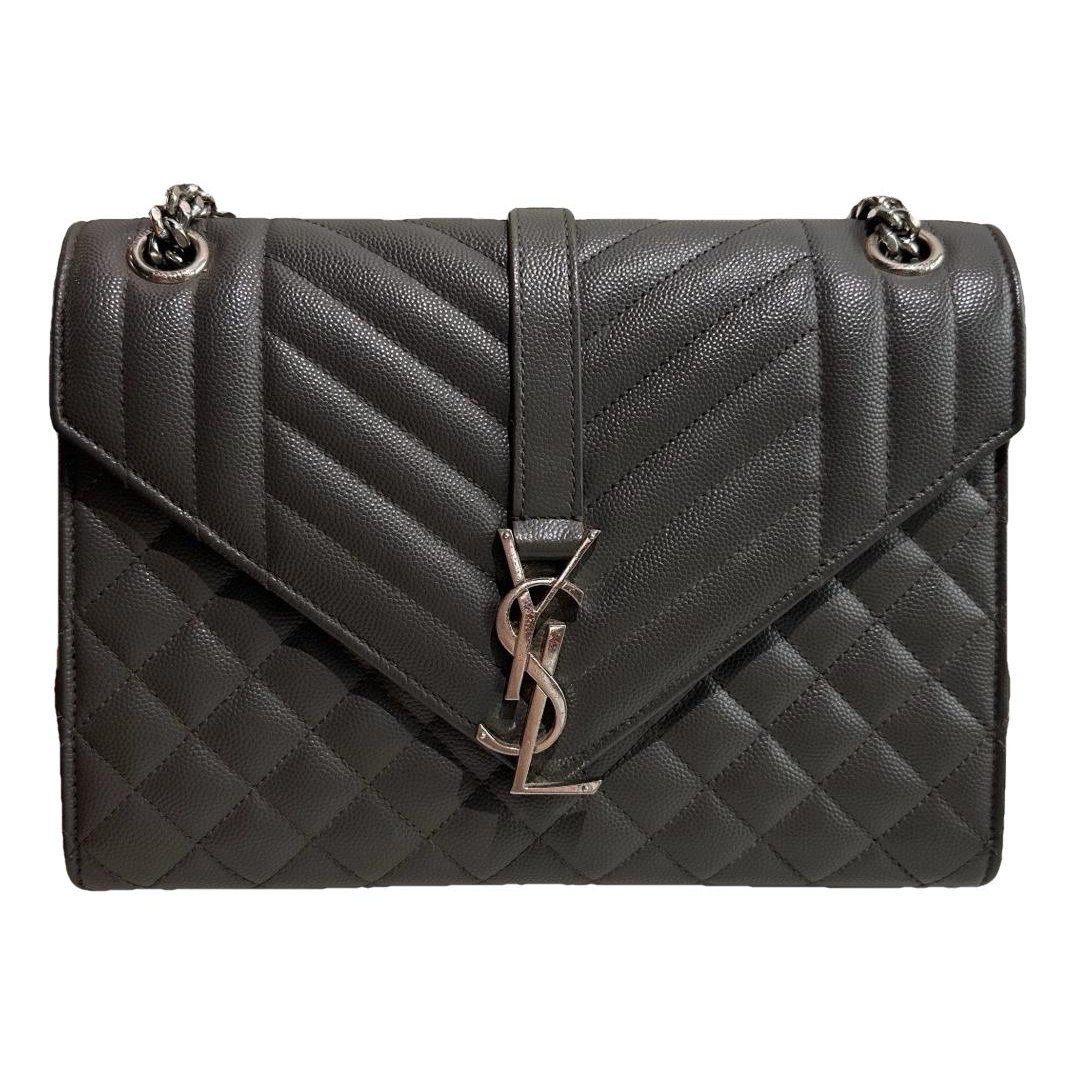 Envelope leather handbag