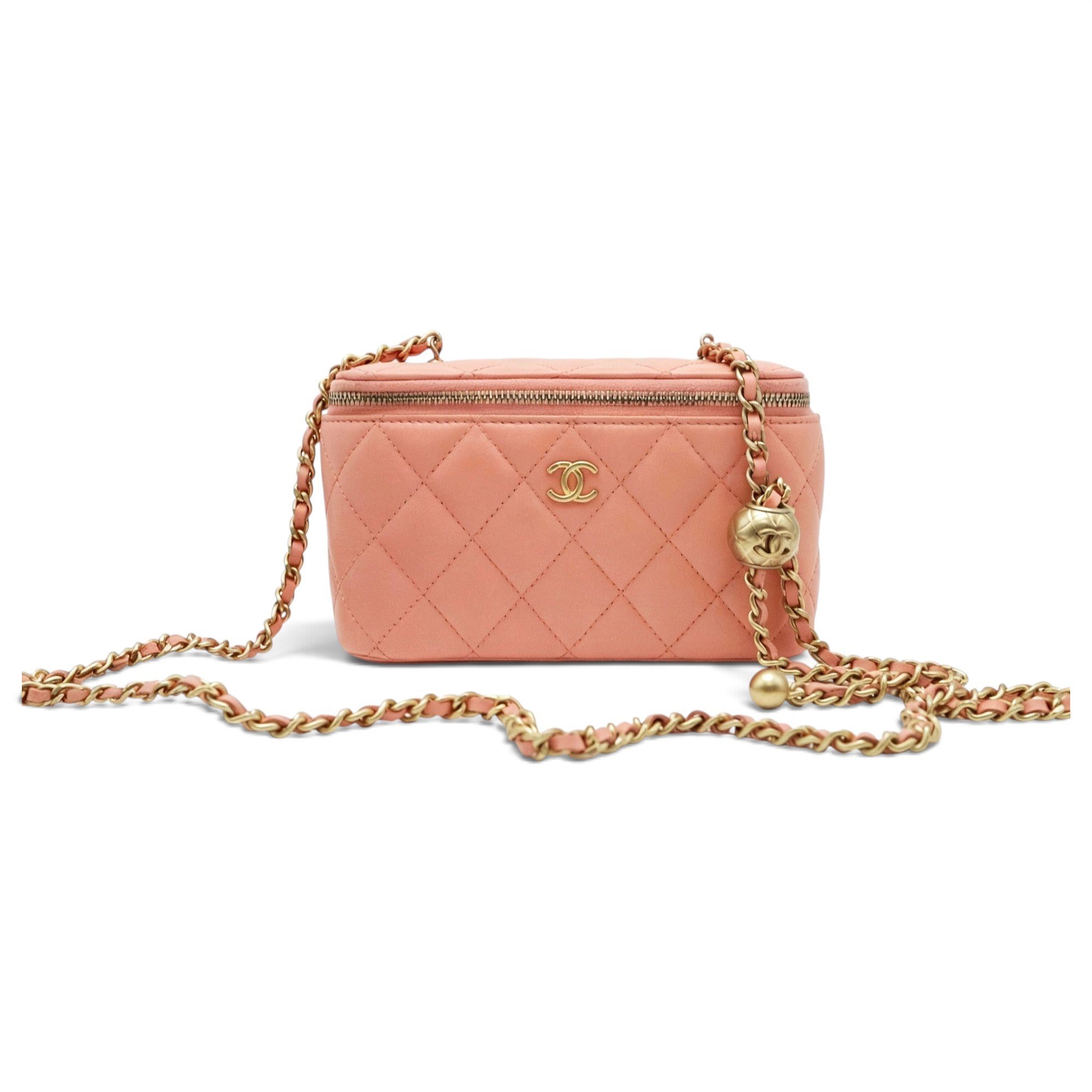 Trendy CC Vanity leather handbag