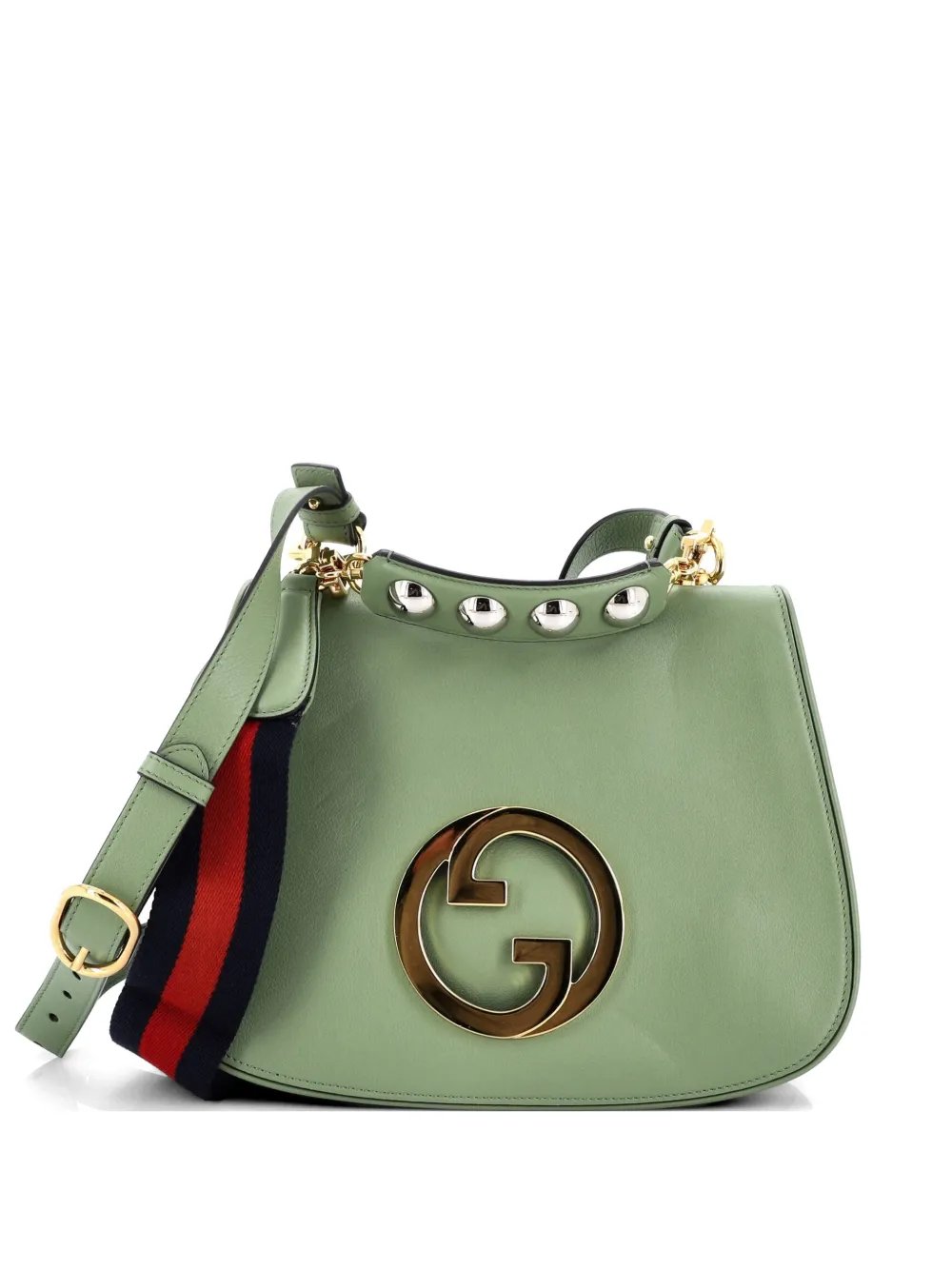 Web Blondie Flap Bag Leather Medium shoulder bag