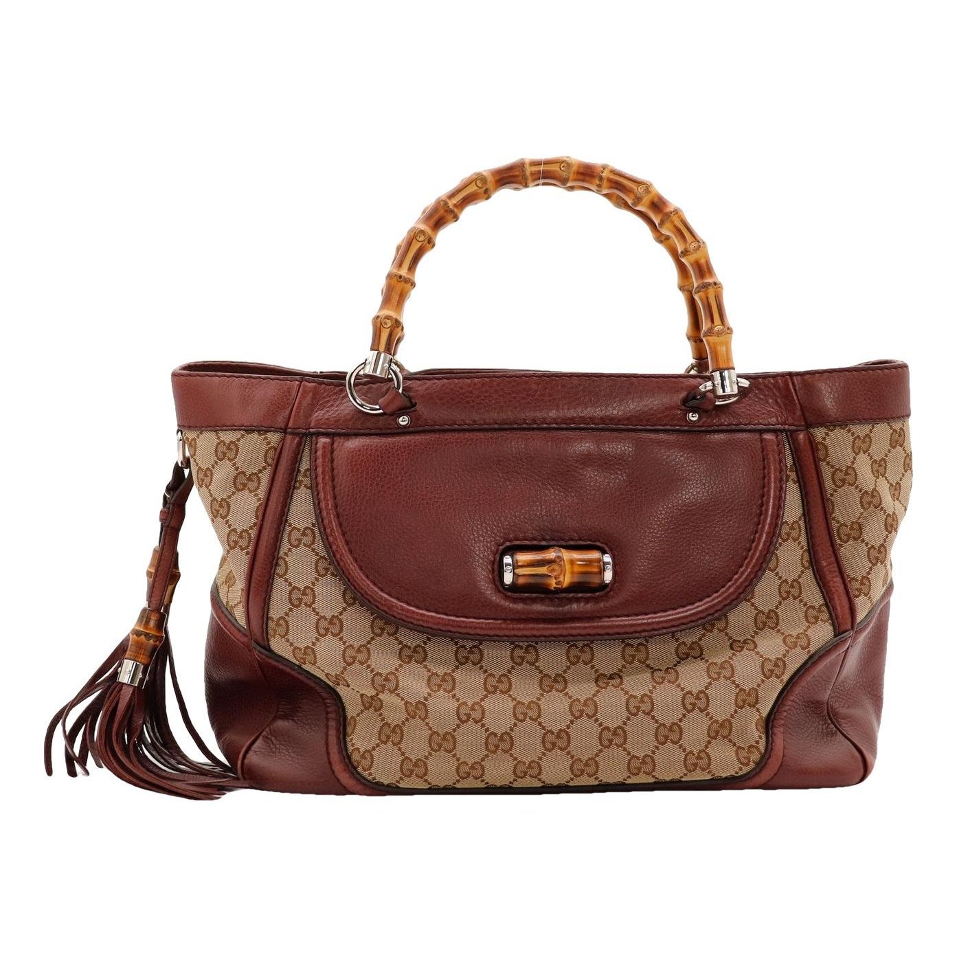 Bambou Diva leather handbag
