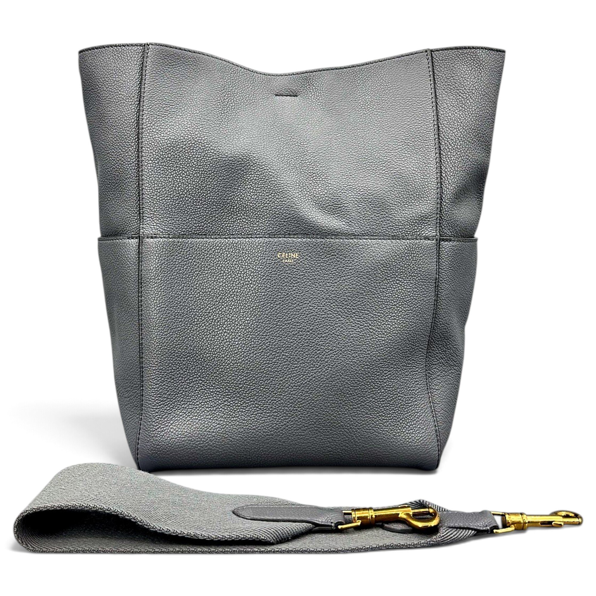 Seau Sangle leather tote