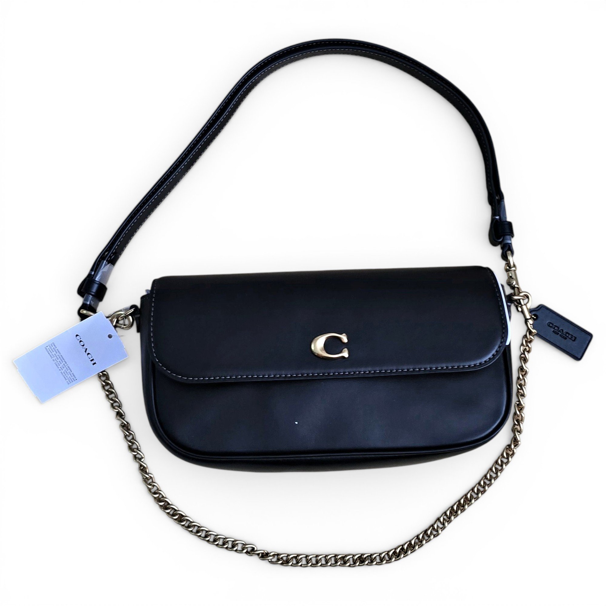 Smooth Crossbody leather handbag