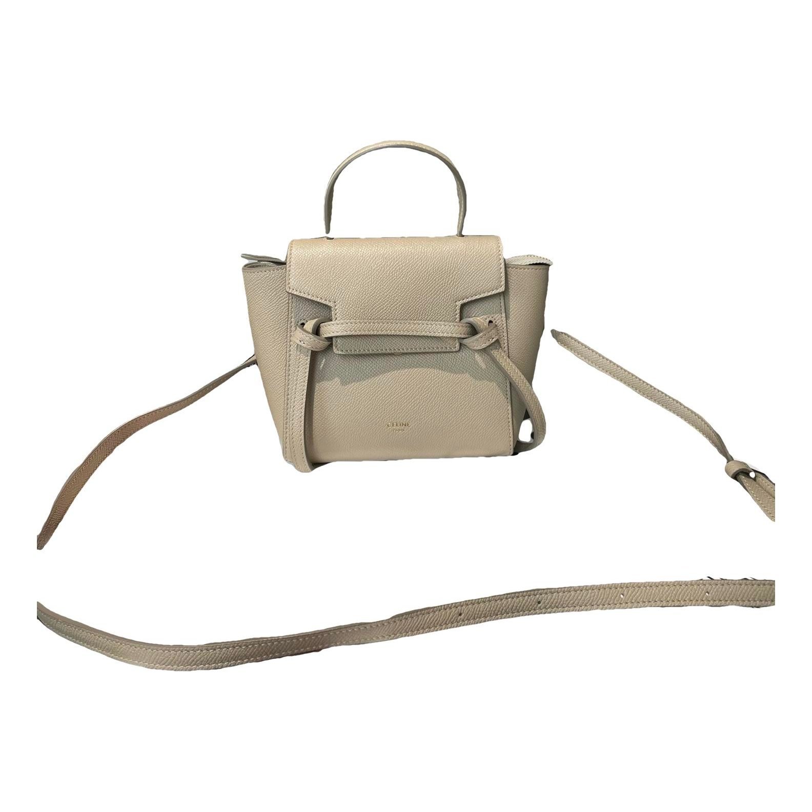 Belt leather handbag