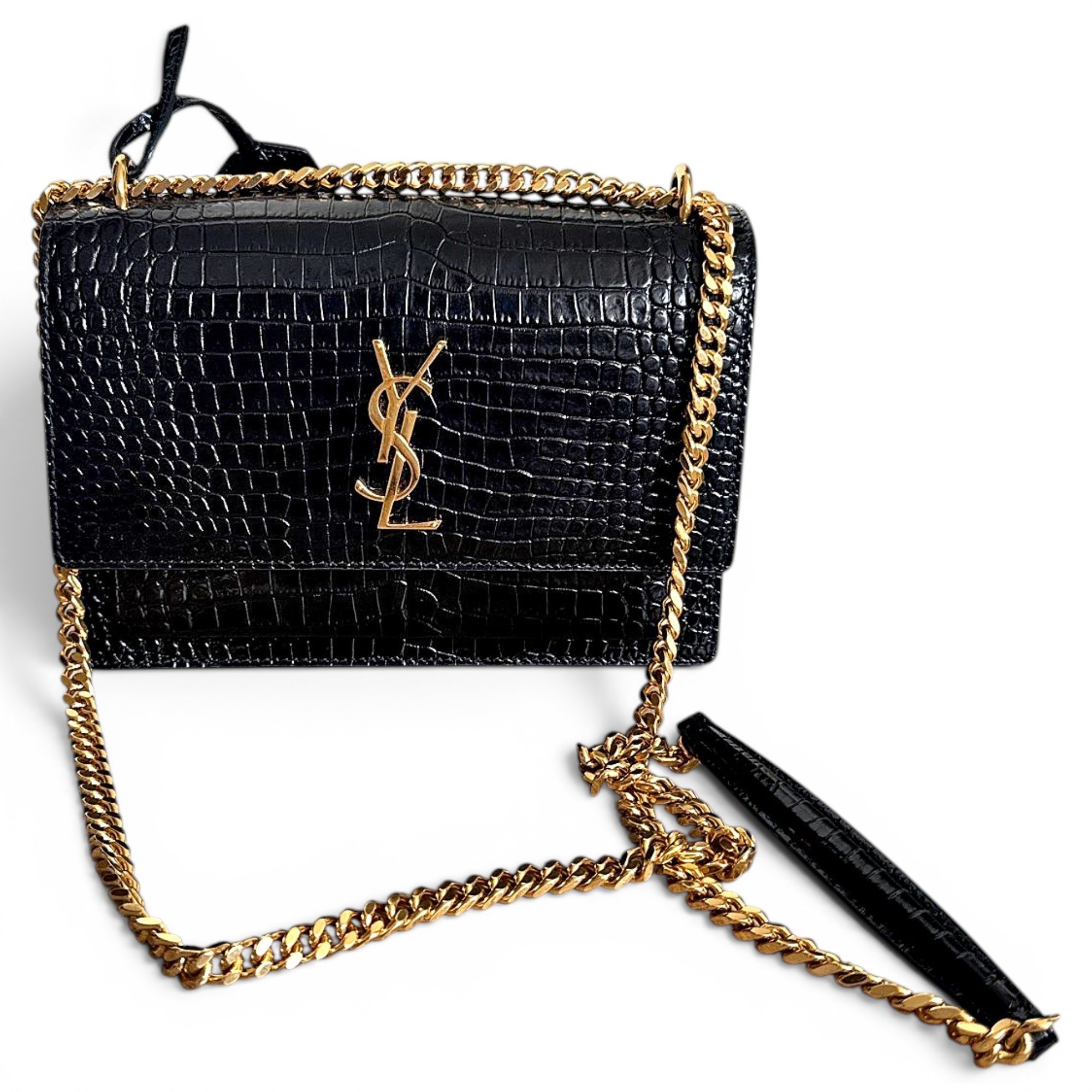 Sunset leather handbag