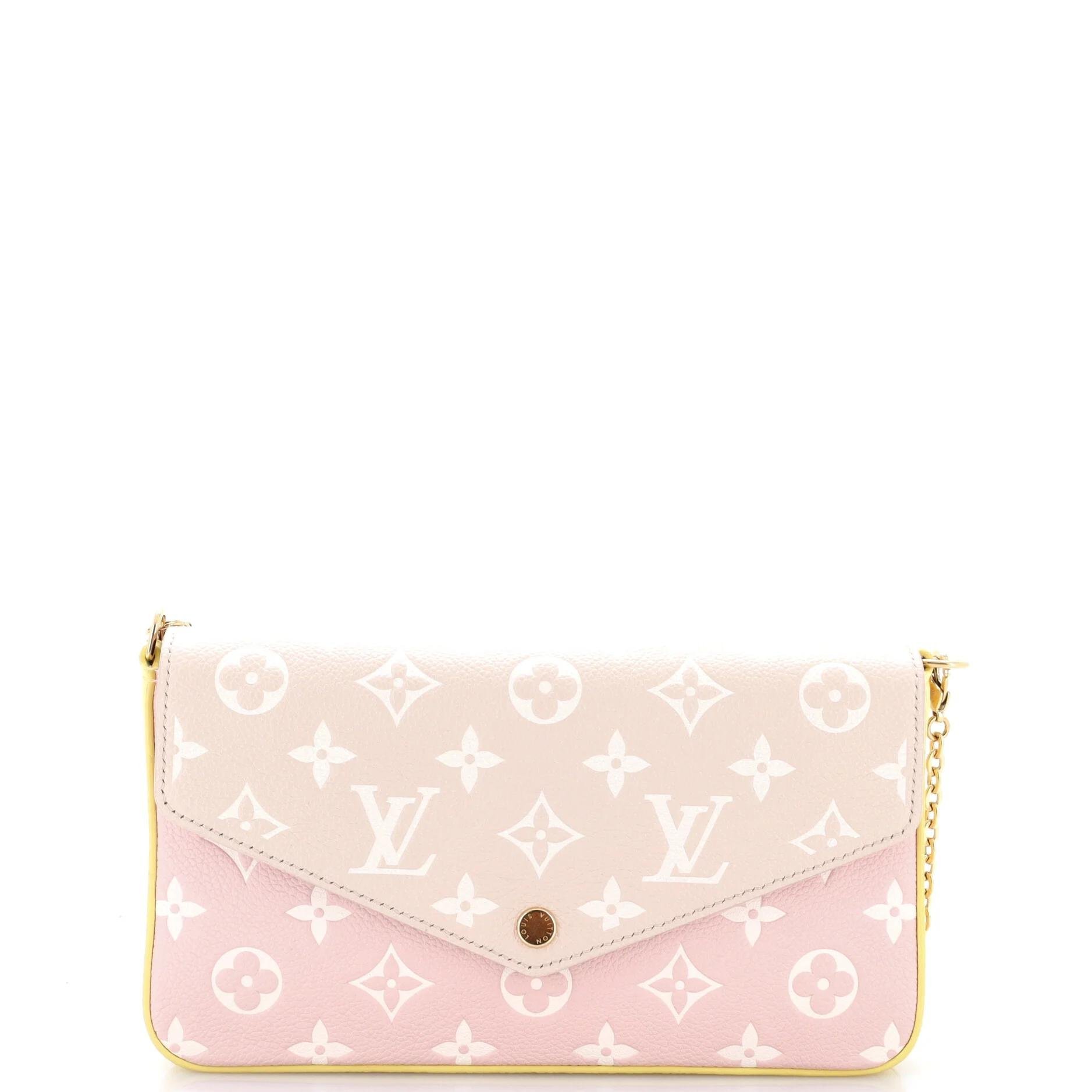 Leather clutch bag