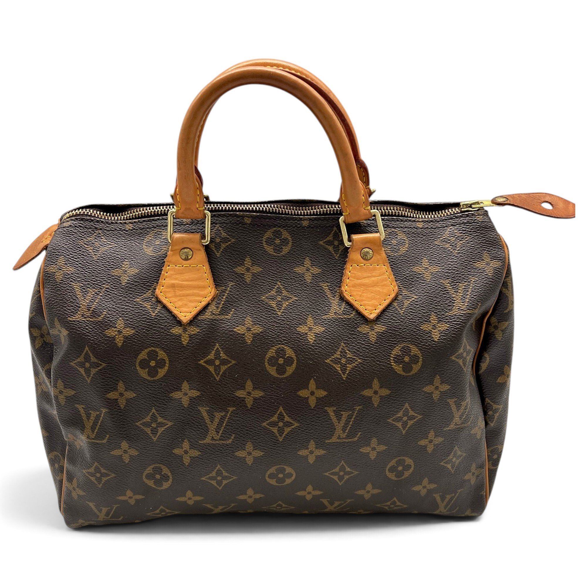 Speedy leather handbag